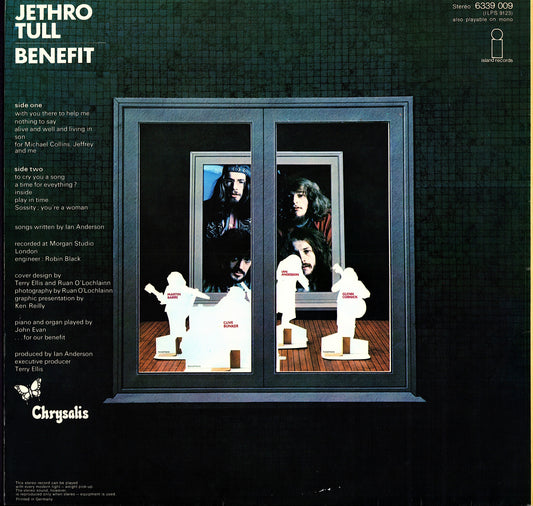 Jethro Tull - Benefit Vinyl LP | Gatefold + Poster | DE 1970