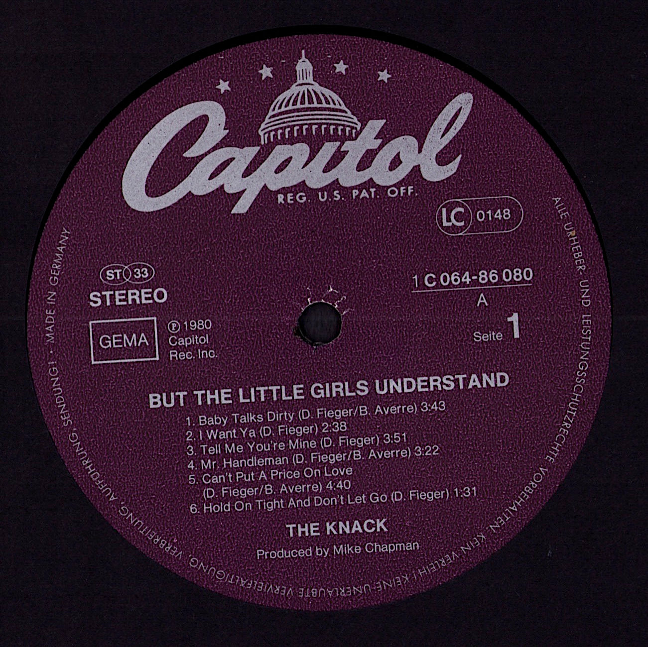 The Knack - ...But The Little Girls Understand Vinyl LP | DE Original | 1980