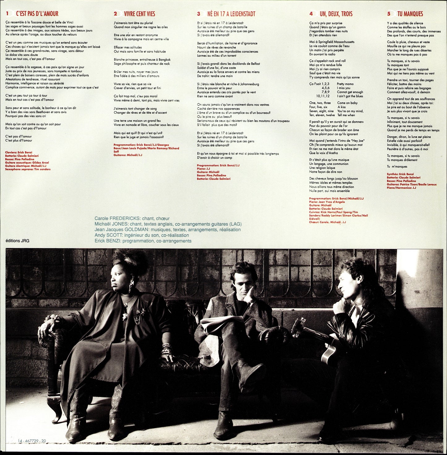 Fredericks Goldman Jones ‎– Fredericks Goldman Jones Vinyl LP