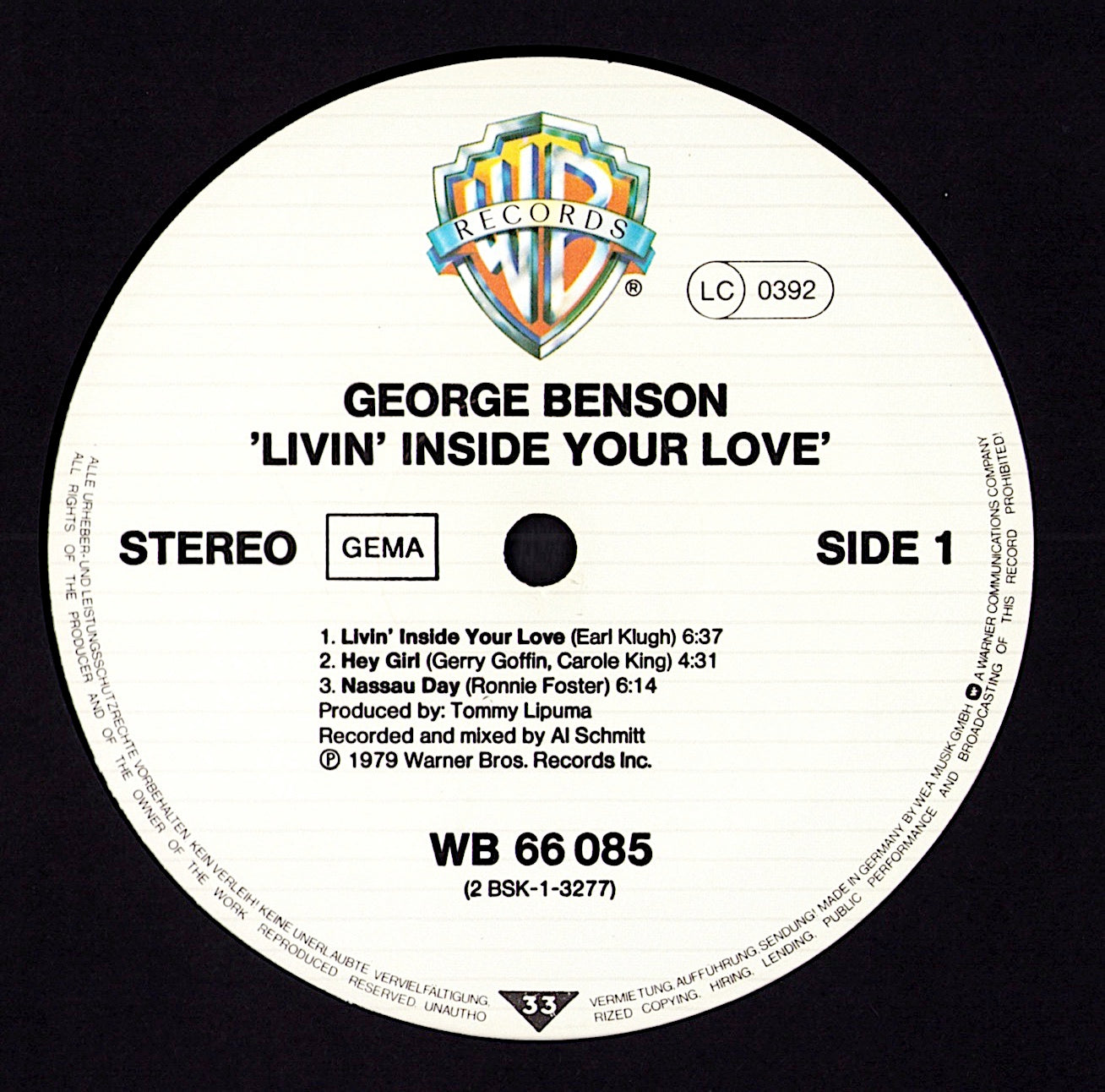 George Benson – Give Me The Night Vinyl LP Kopie