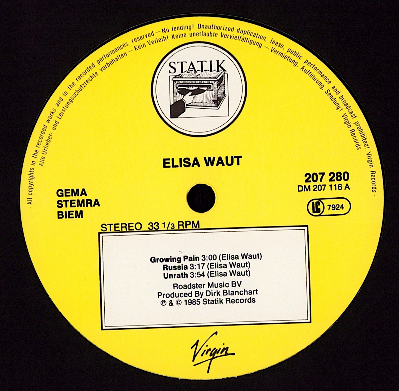 Härte 10 - Welcome to Germany Vinyl LP Kopie