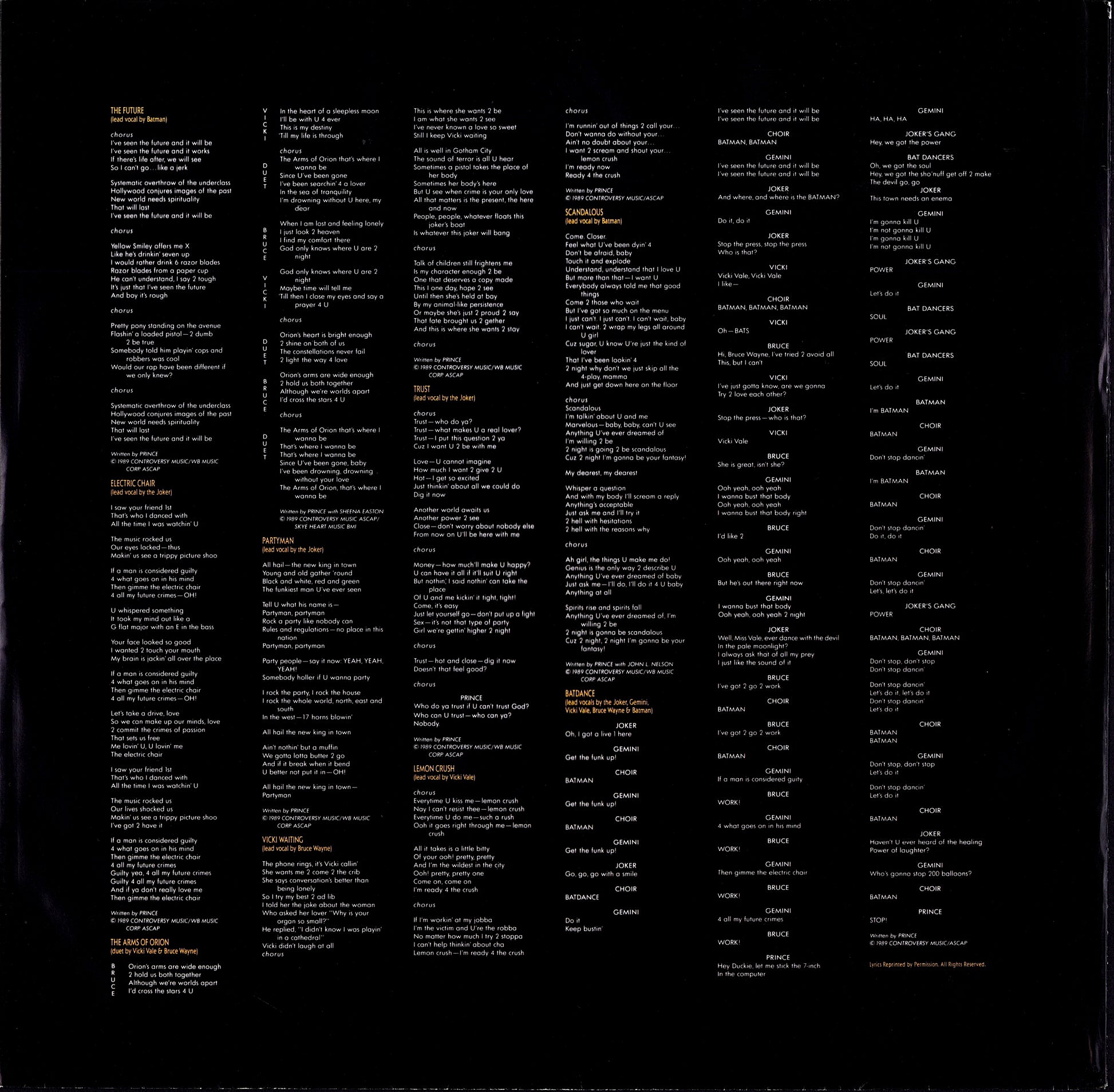 Prince - Batman™ Motion Picture Soundtrack Vinyl LP