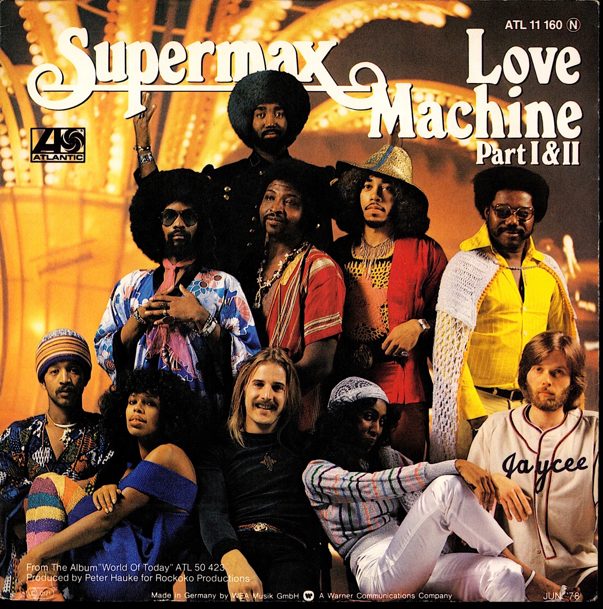 Supermax – Love Machine Part I & II 7" Vinyl Single