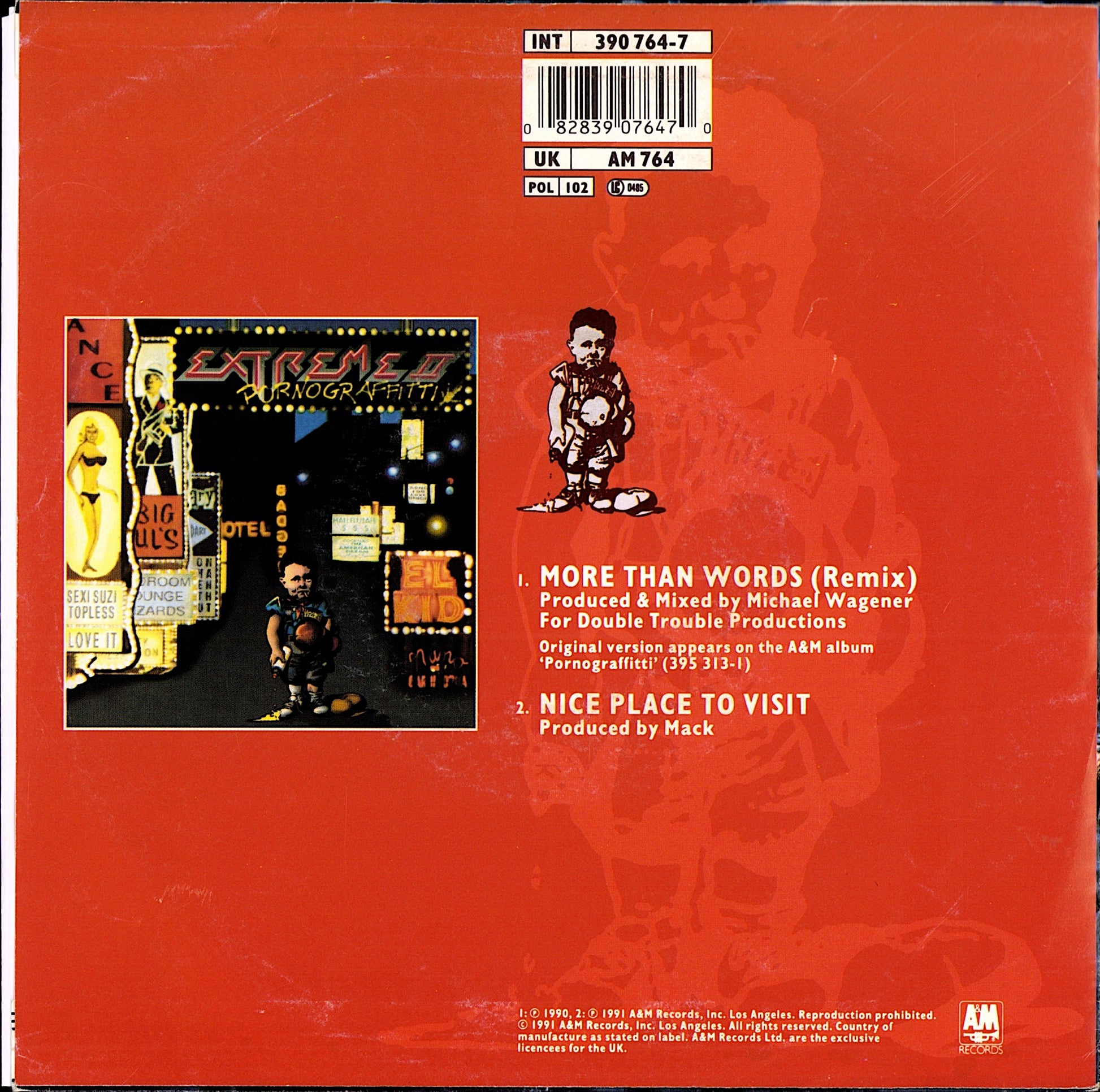 Extreme - More Than Words Remix 7" Vinyl Single