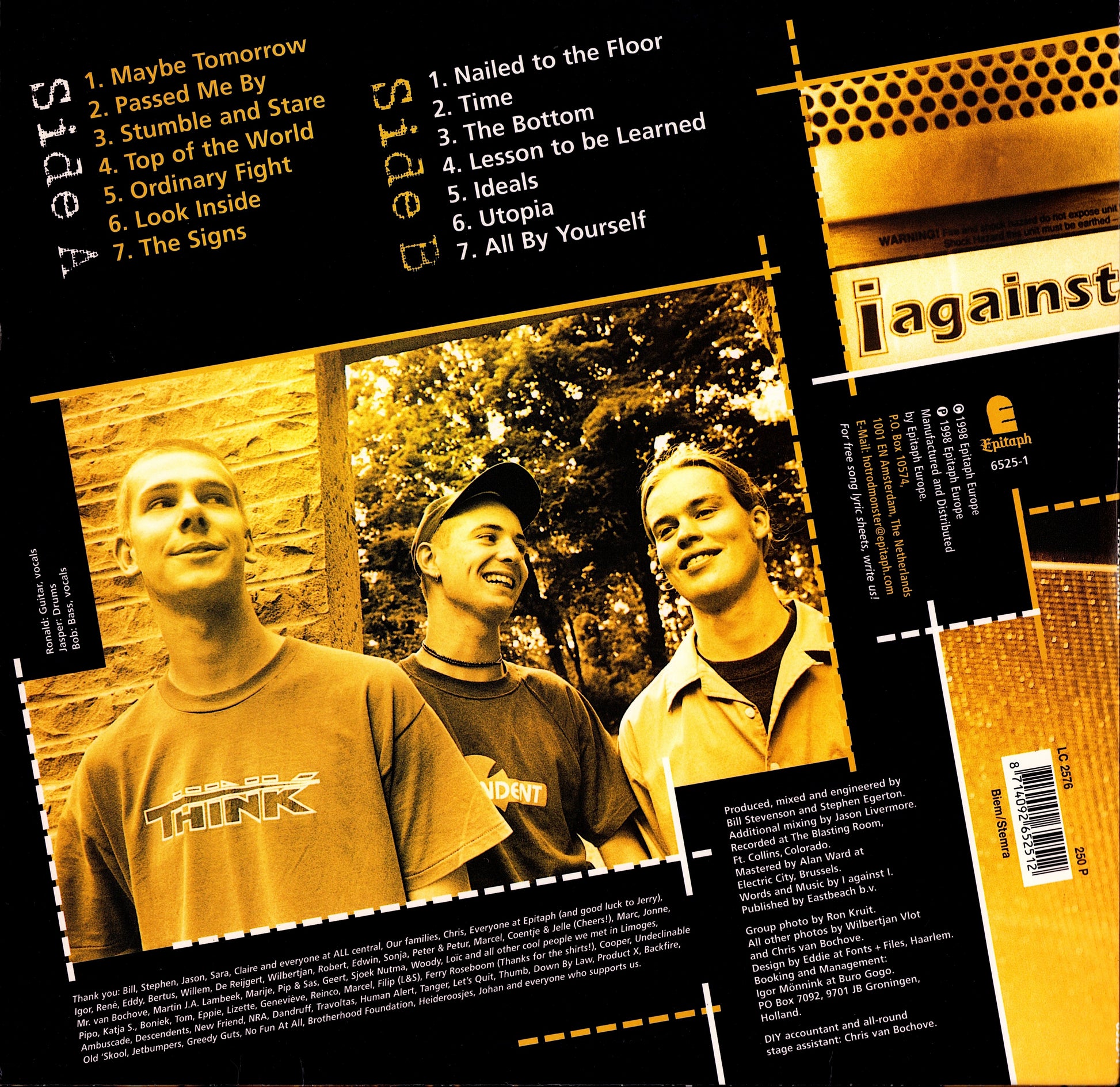 Taking Back Sunday – Tell All Your Friends Orange Translucent Vinyl LP Limited Edition Kopie