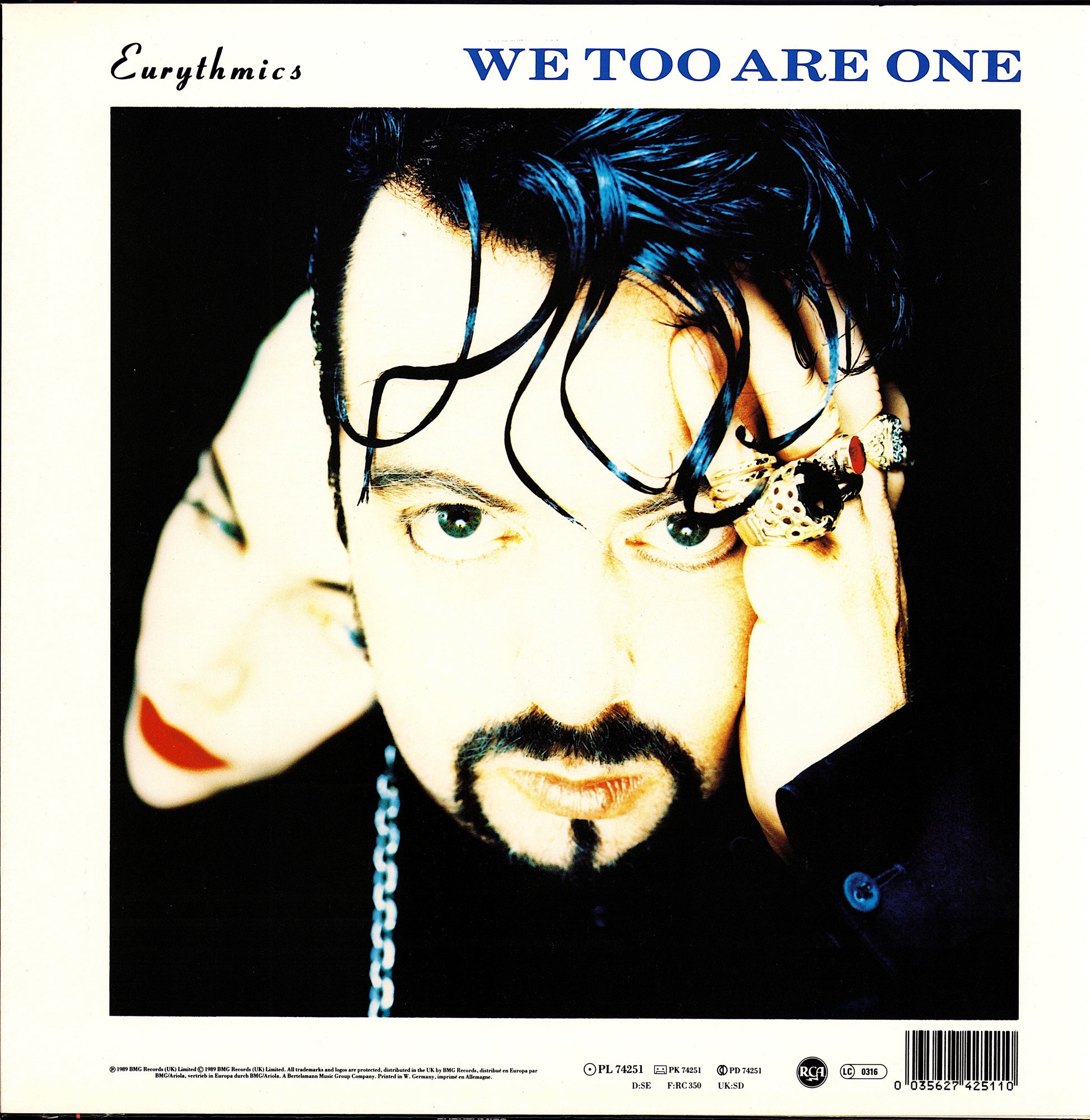 Eurythmics – We Too Are One Vinyl LP