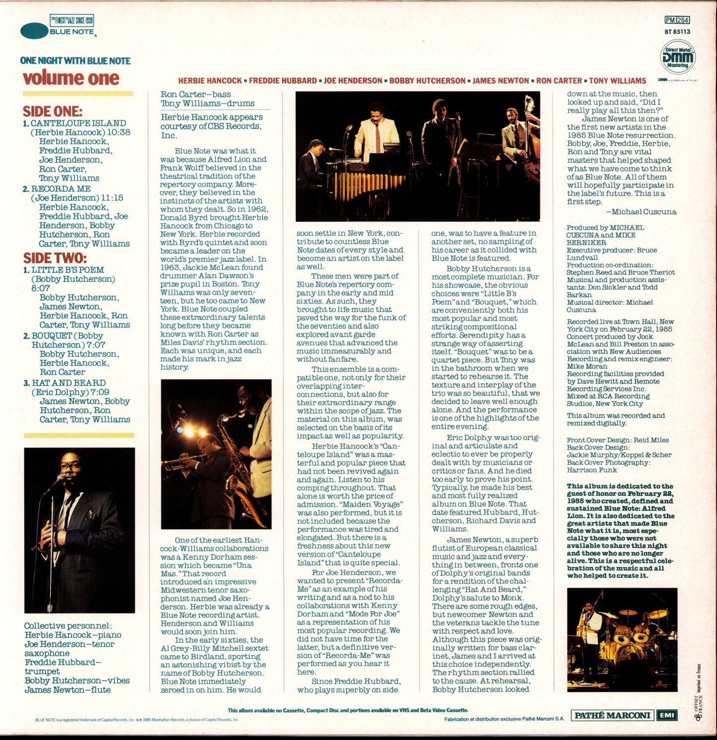 One Night with Blue Note, Volume 1 Vinyl LP