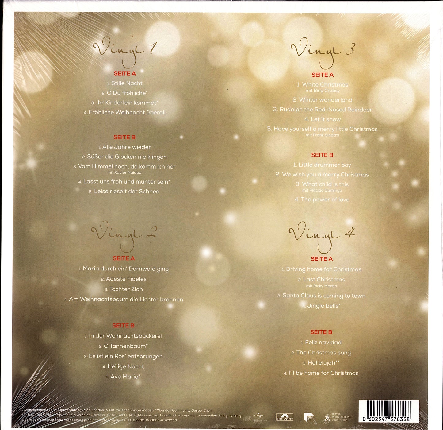 Helene Fischer &amp; The Royal Philharmonic Orchestra - Christmas (Vinyl 4LP) 
