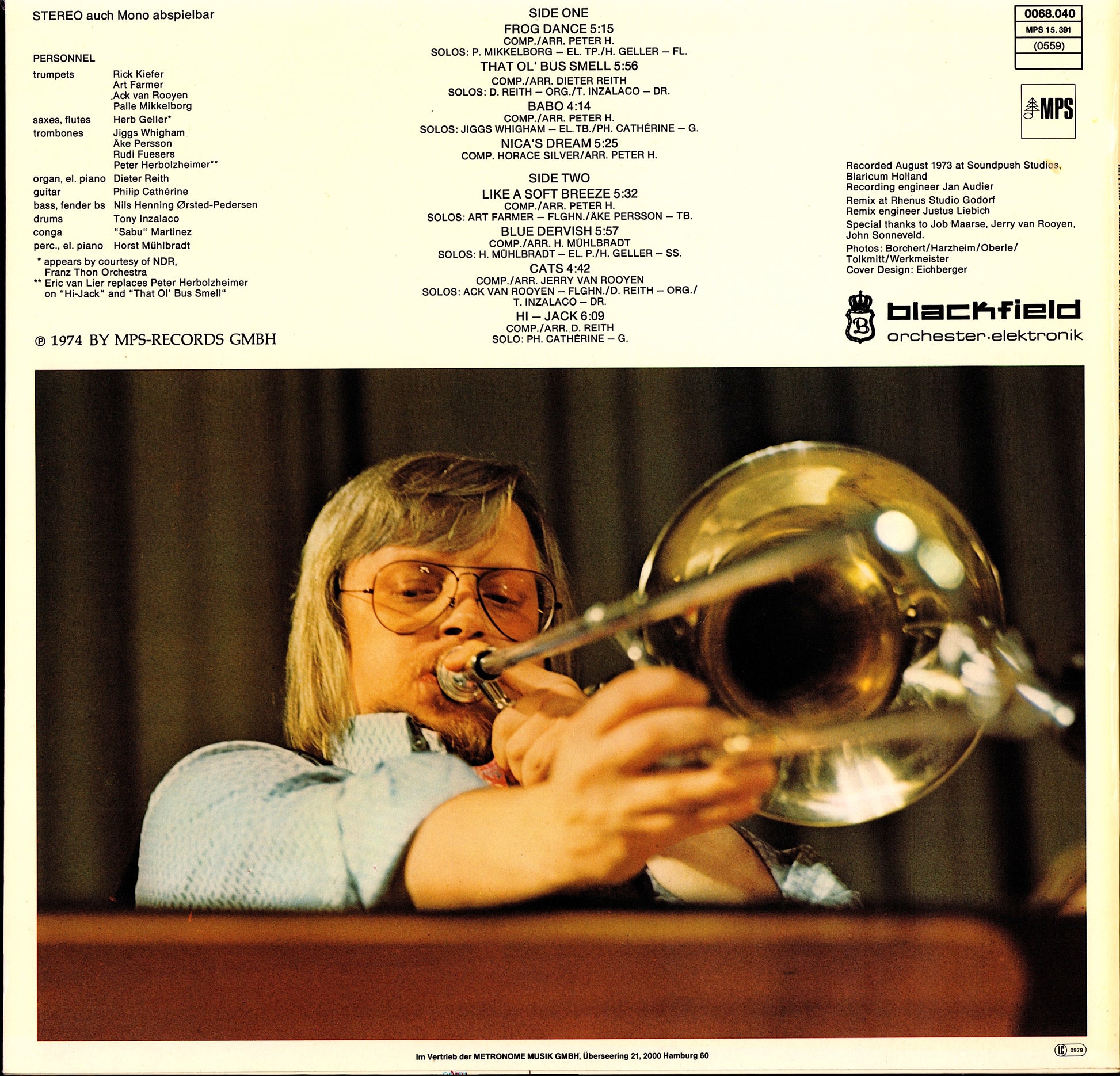 Rhythm Combination & Brass, Peter Herbolzheimer – Wide Open Vinyl LP Kopie