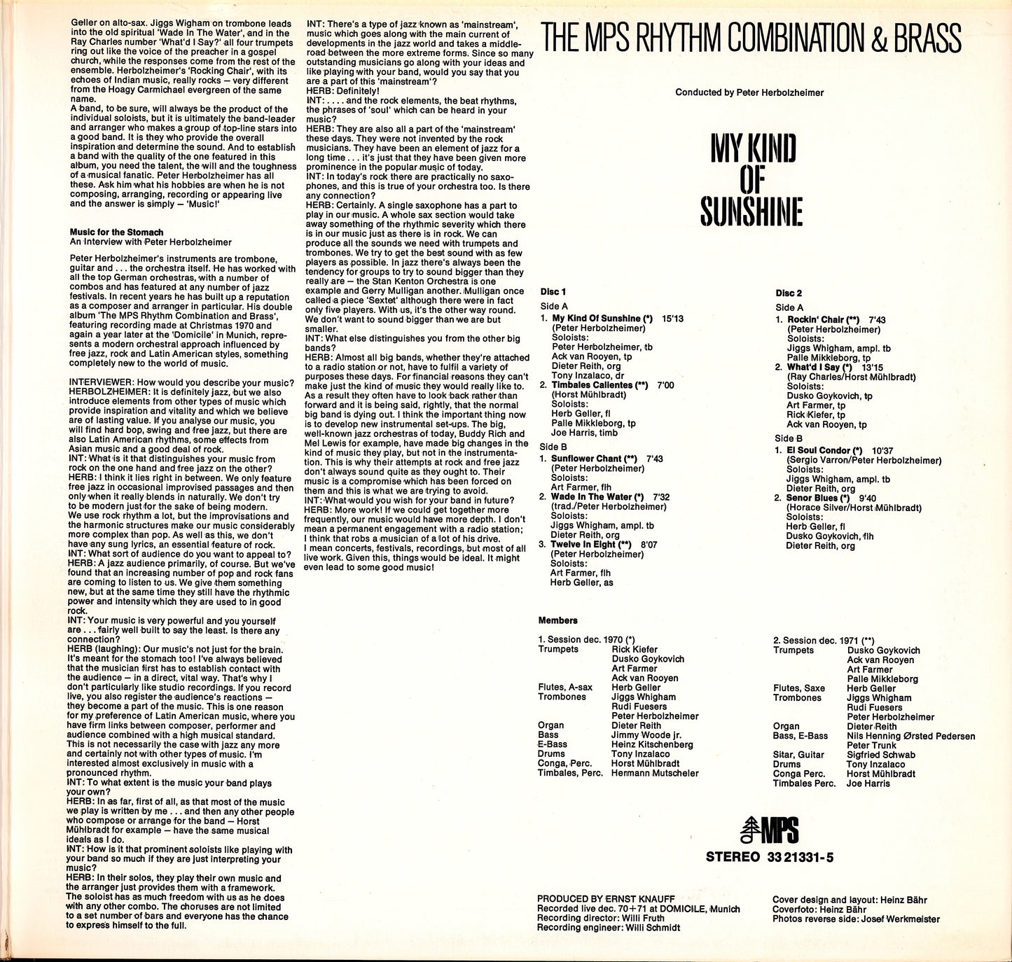 Rhythm Combination & Brass & Inga Rumpf ‎- Hip Walk Vinyl LP DE Kopie Kopie