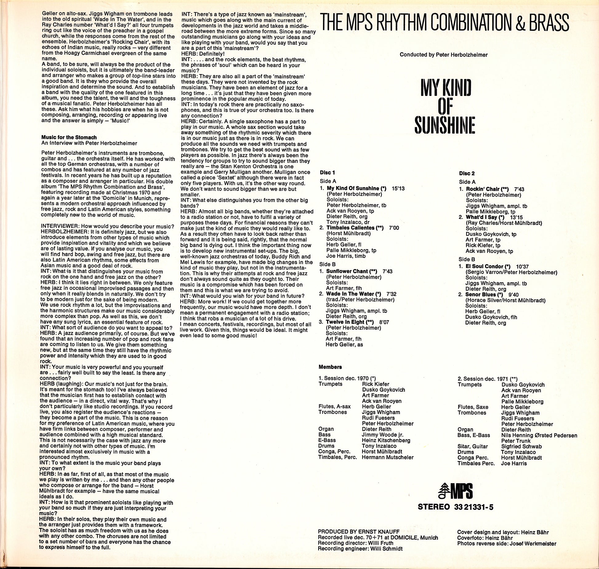 Rhythm Combination & Brass & Inga Rumpf ‎- Hip Walk Vinyl LP DE Kopie Kopie