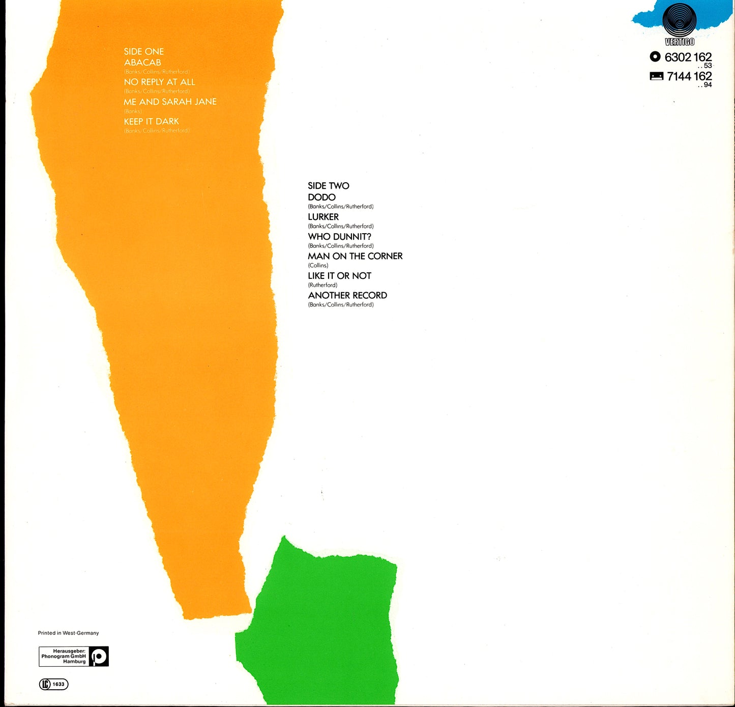 Genesis - Abacab Vinyl LP
