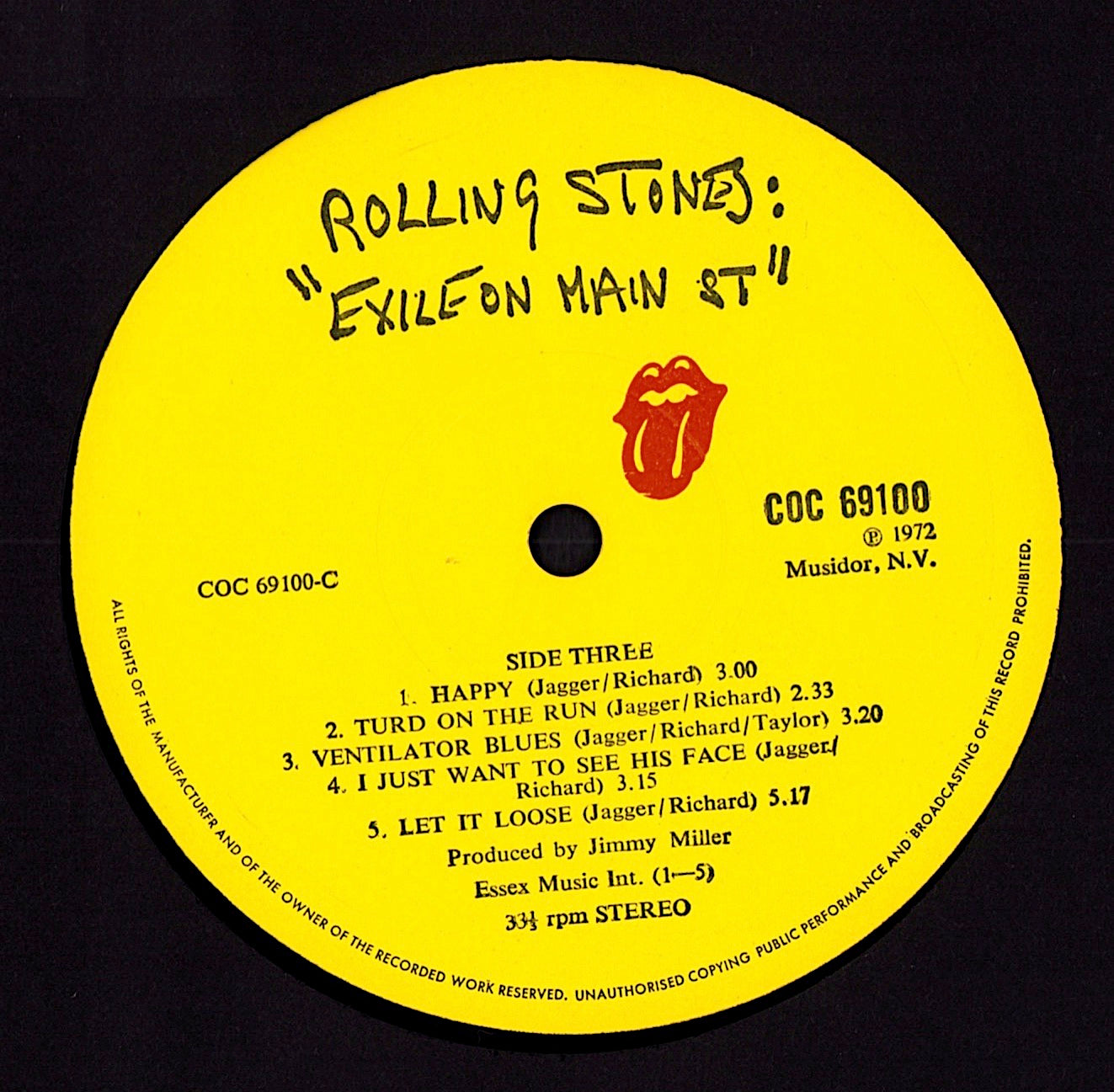 Rolling Stones - Exile On Main St. Vinyl 2LP