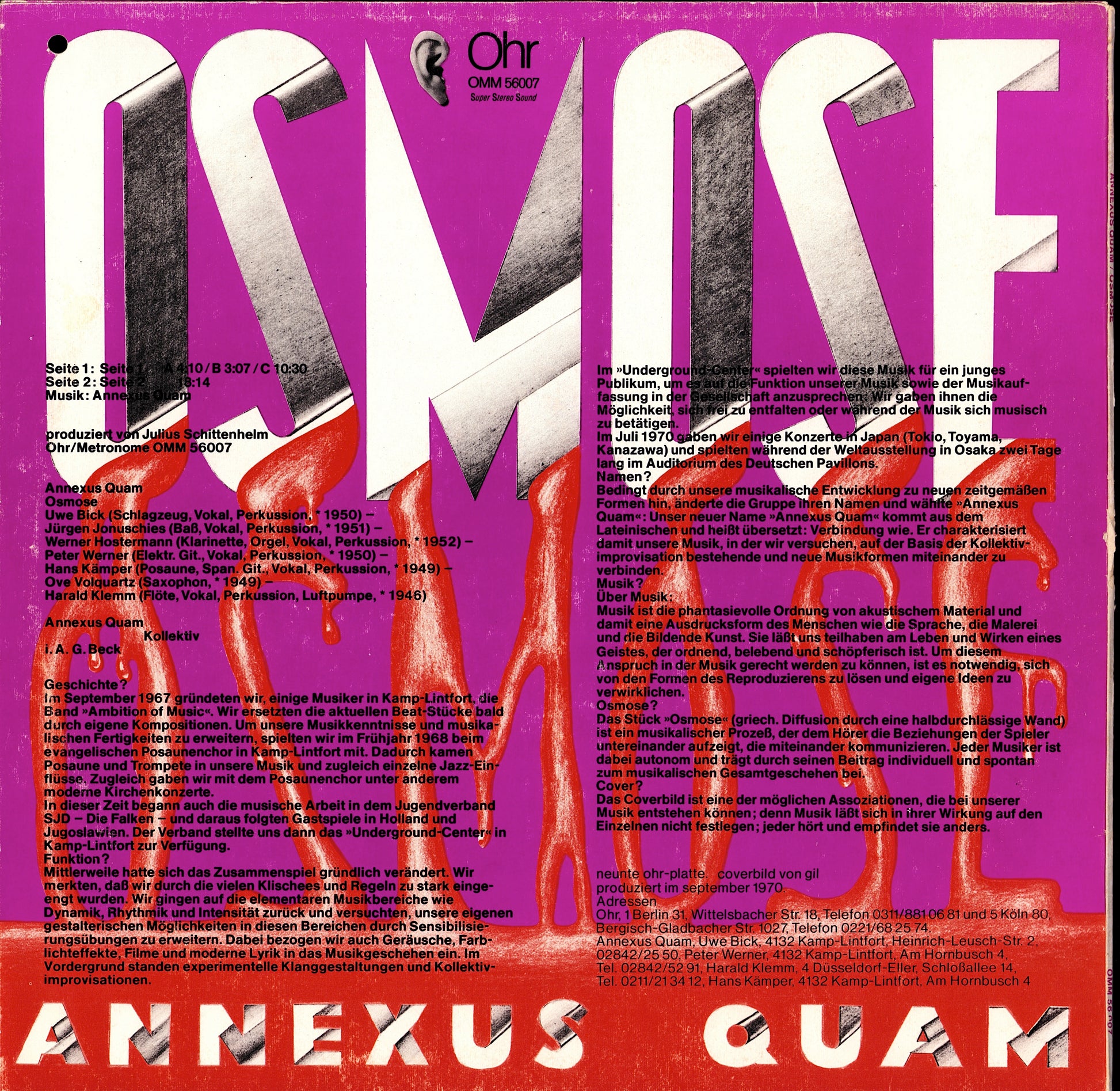 Hölderlin - Hölderlins Traum Vinyl LP Kopie