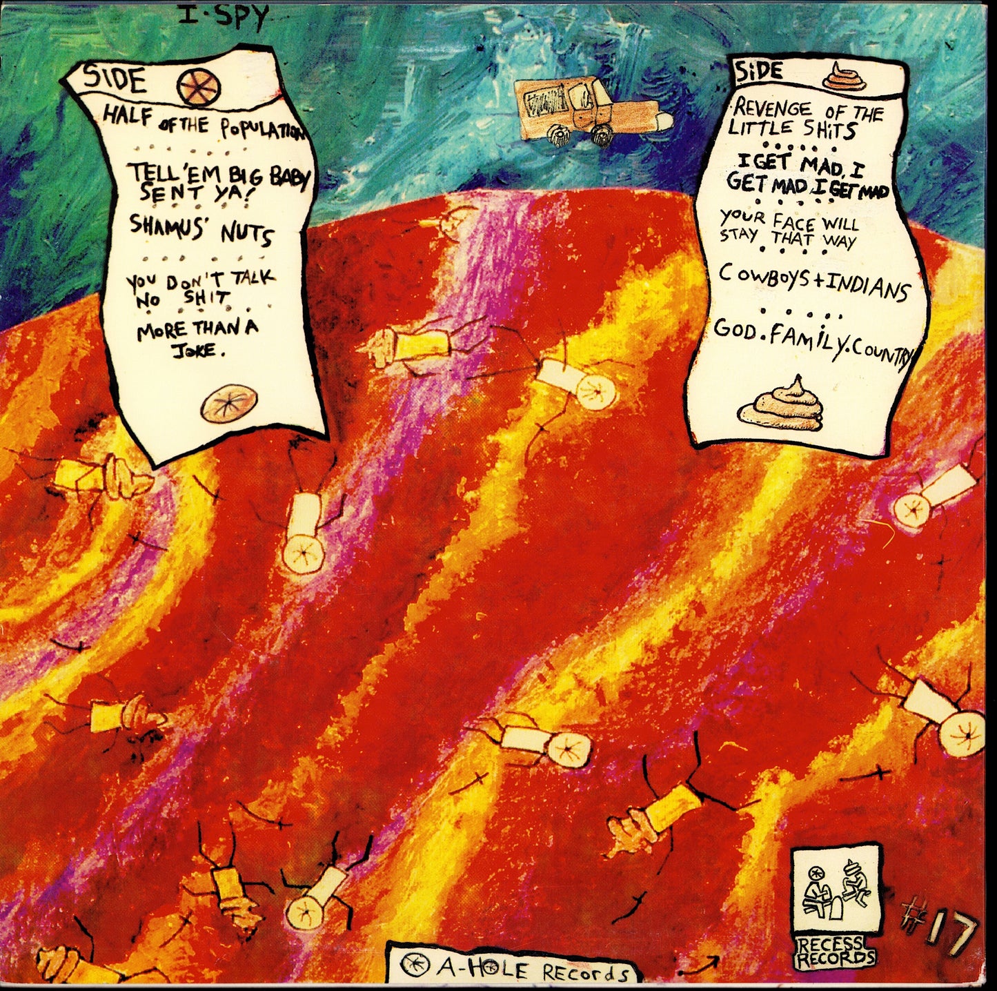 I-Spy – Revenge Of The Little Shits Black Vinyl 10" EP