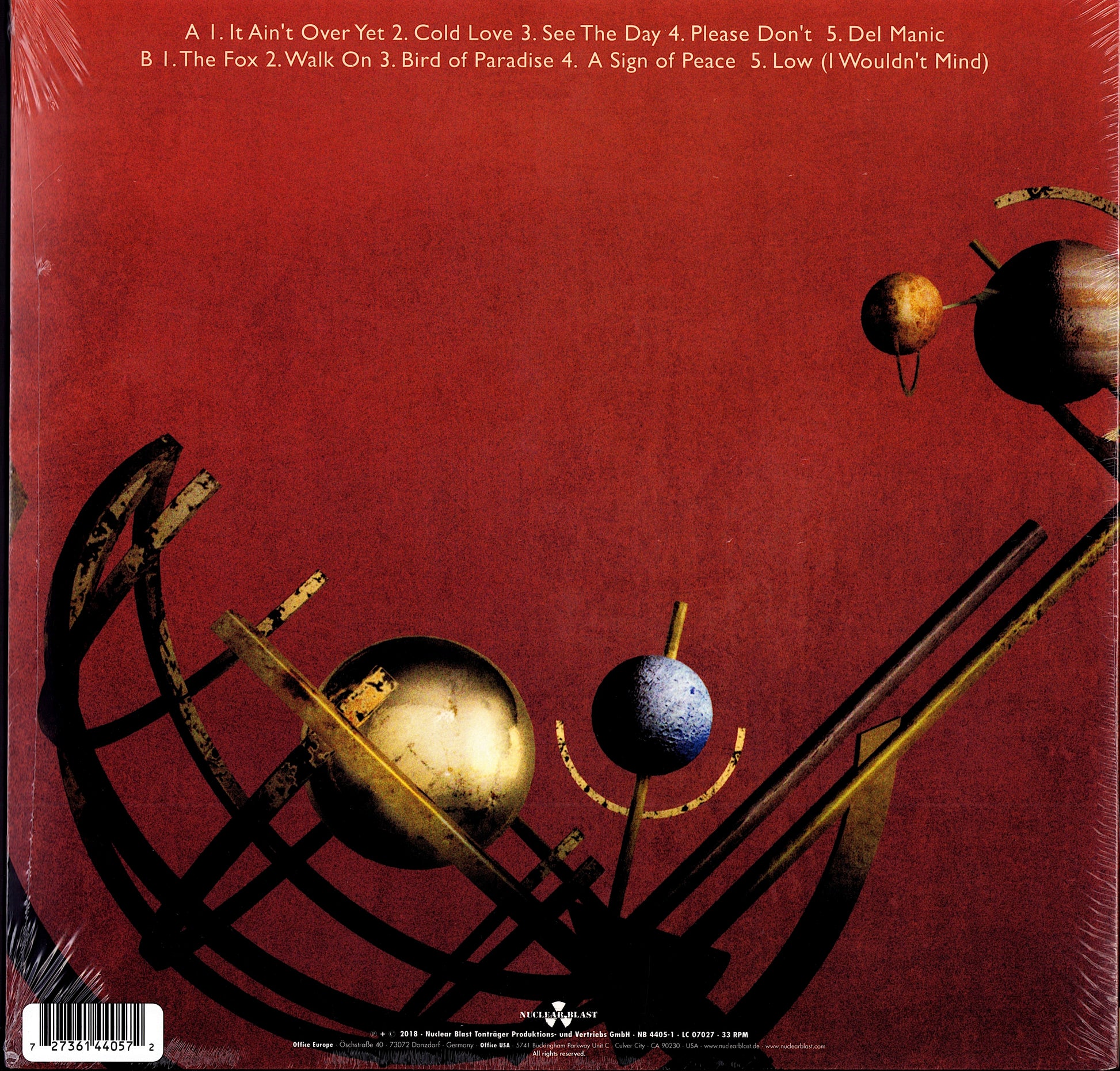 Graveyard – Peace Yellow Vinyl LP Limited Edition