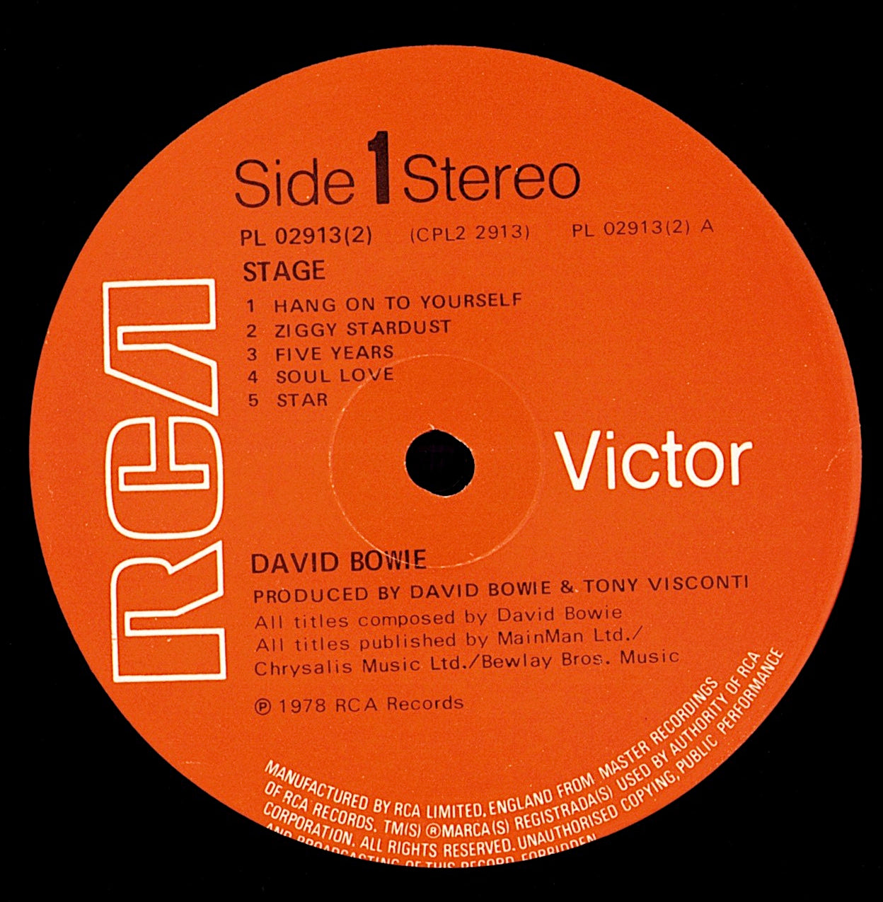 David Bowie - Stage (Vinyl 2LP | UK Original | 1978)