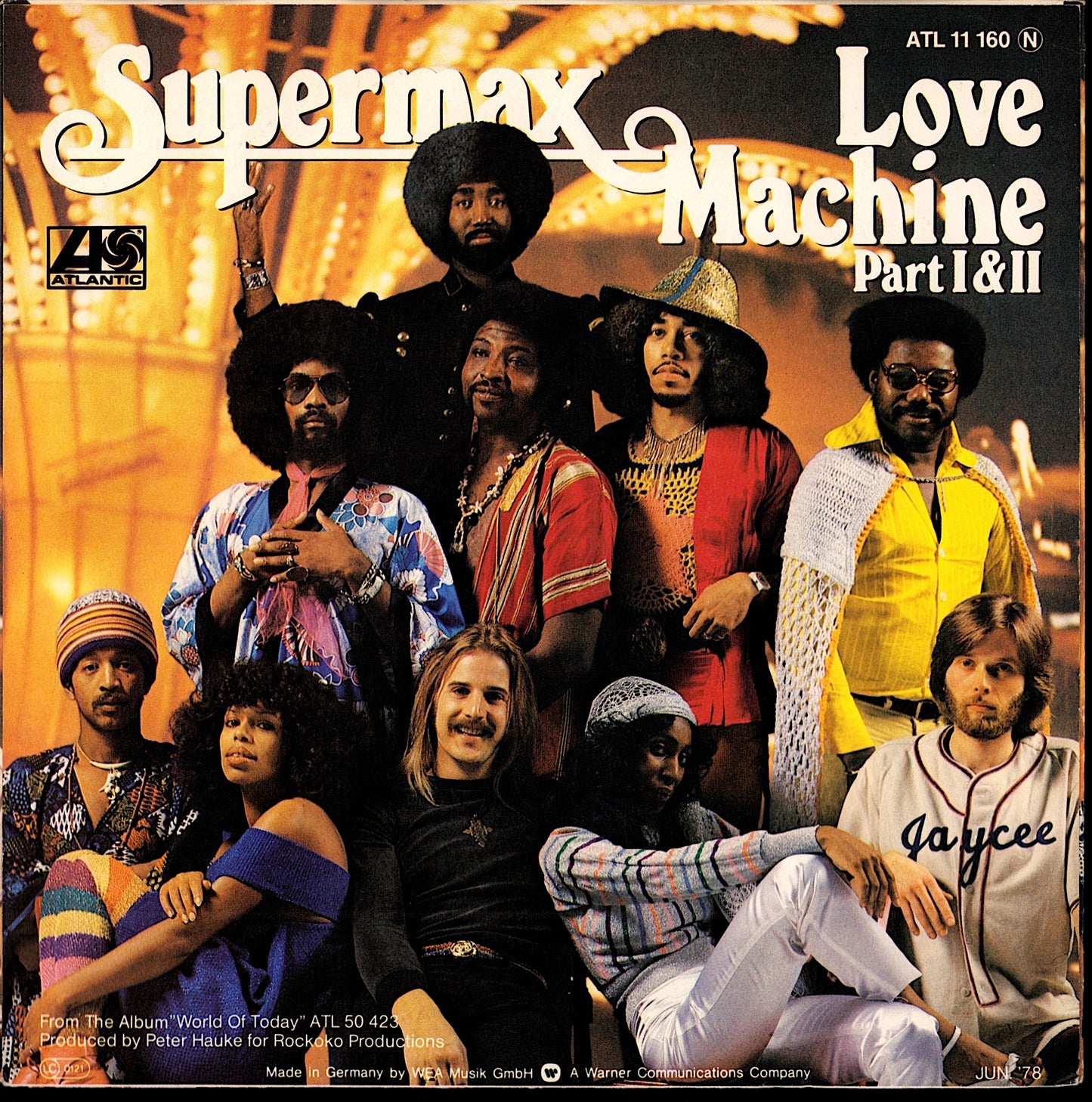 Supermax – Love Machine Part I & II 7" Vinyl Single