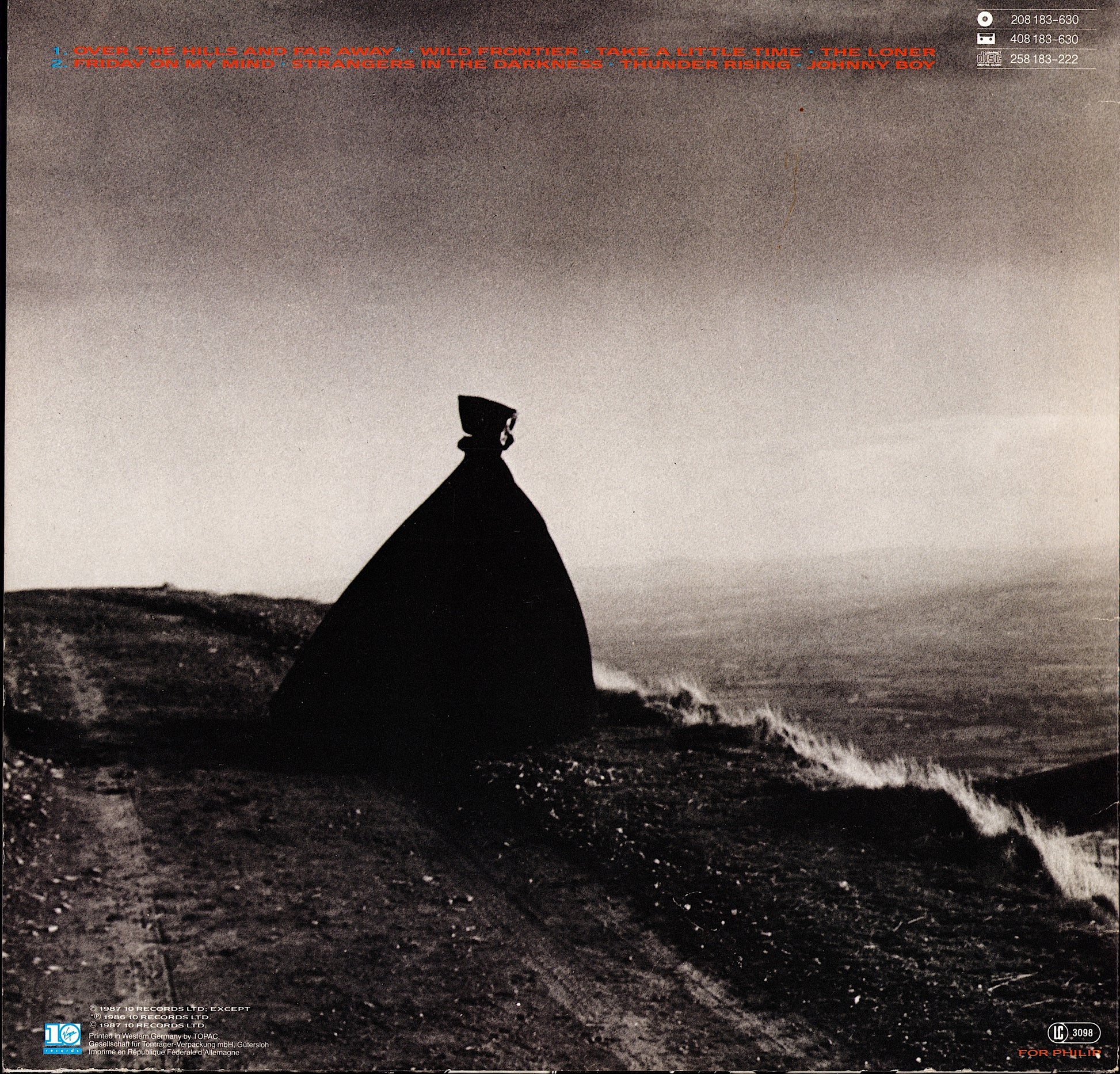 Gary Moore – Run For Cover Vinyl LP | EU Reissue | 1985 Kopie