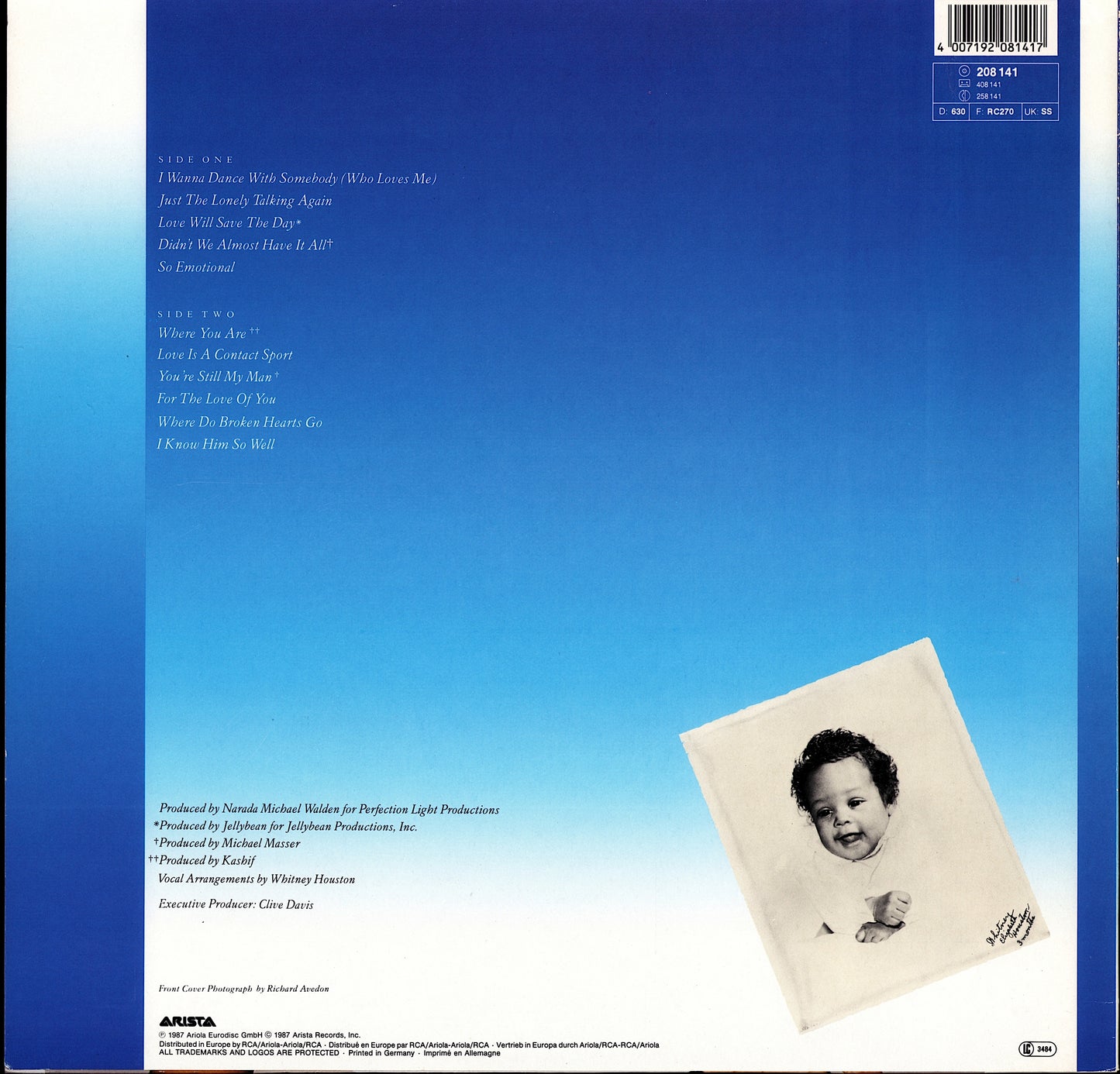 Whitney Houston - Whitney (Vinyl LP)