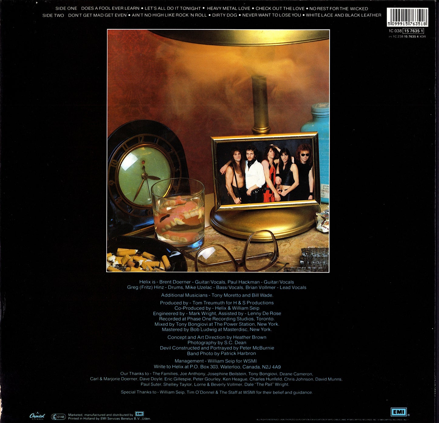 Helix ‎- No Rest For The Wicked Vinyl LP