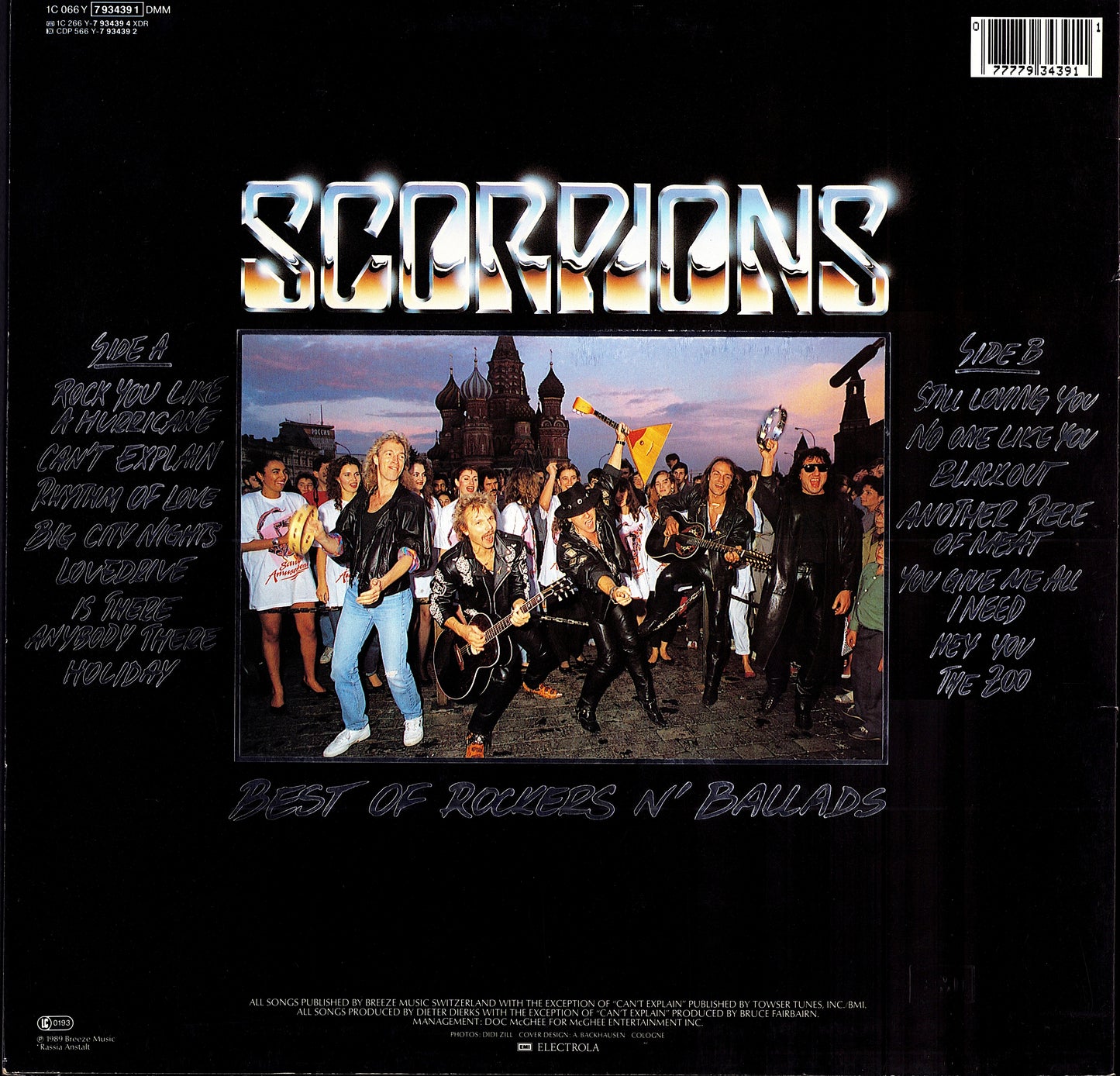 Scorpions - Best Of Rockers N' Ballads Vinyl LP | DE Original | 1989 | DMM