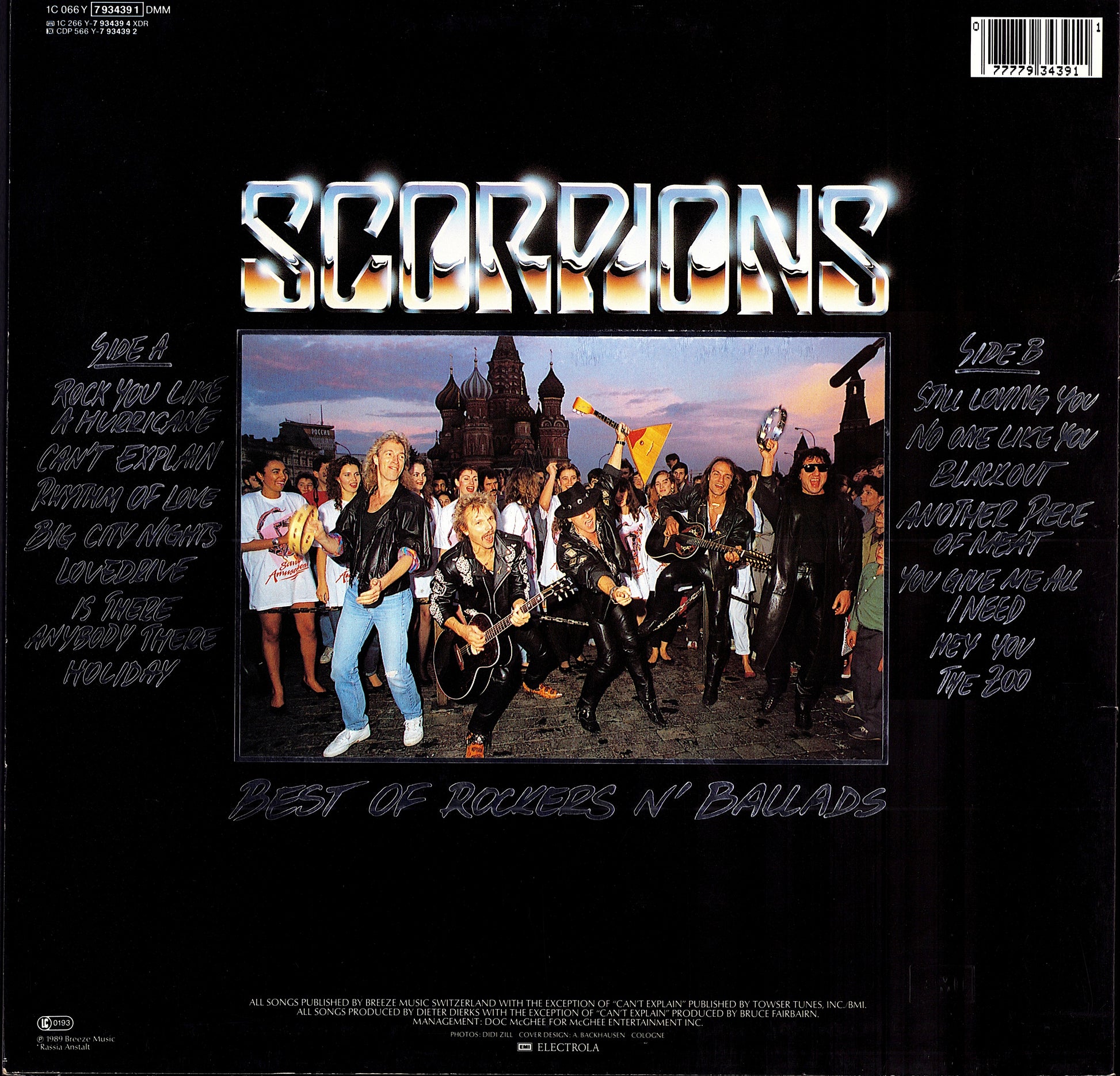 Scorpions - Best Of Rockers N' Ballads Vinyl LP | DE Original | 1989 | DMM