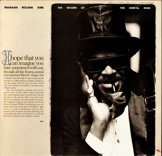 Rahsaan Roland Kirk - The Return Of The 5000 Lb. Man (Vinyl LP)