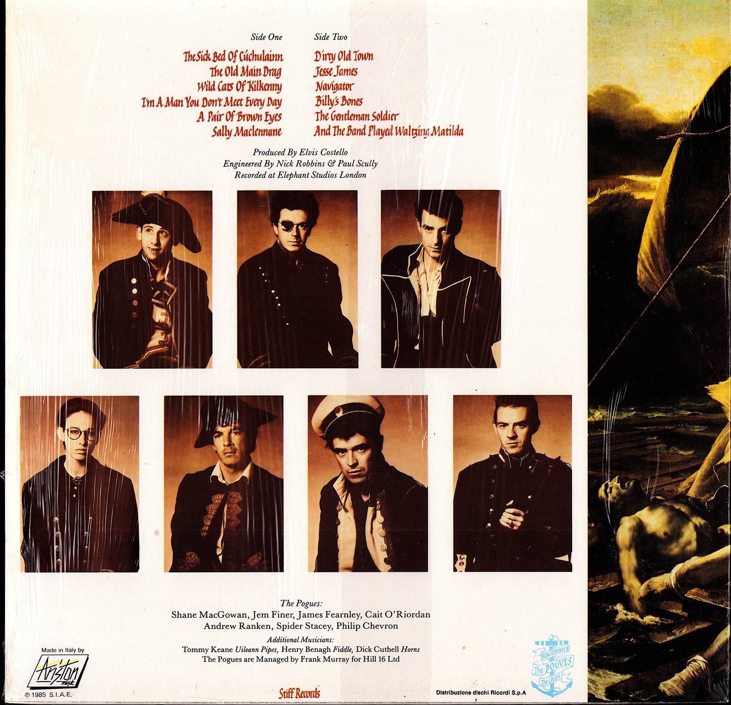 The Pogues - Rum Sodomy & The Lash Vinyl LP Kopie