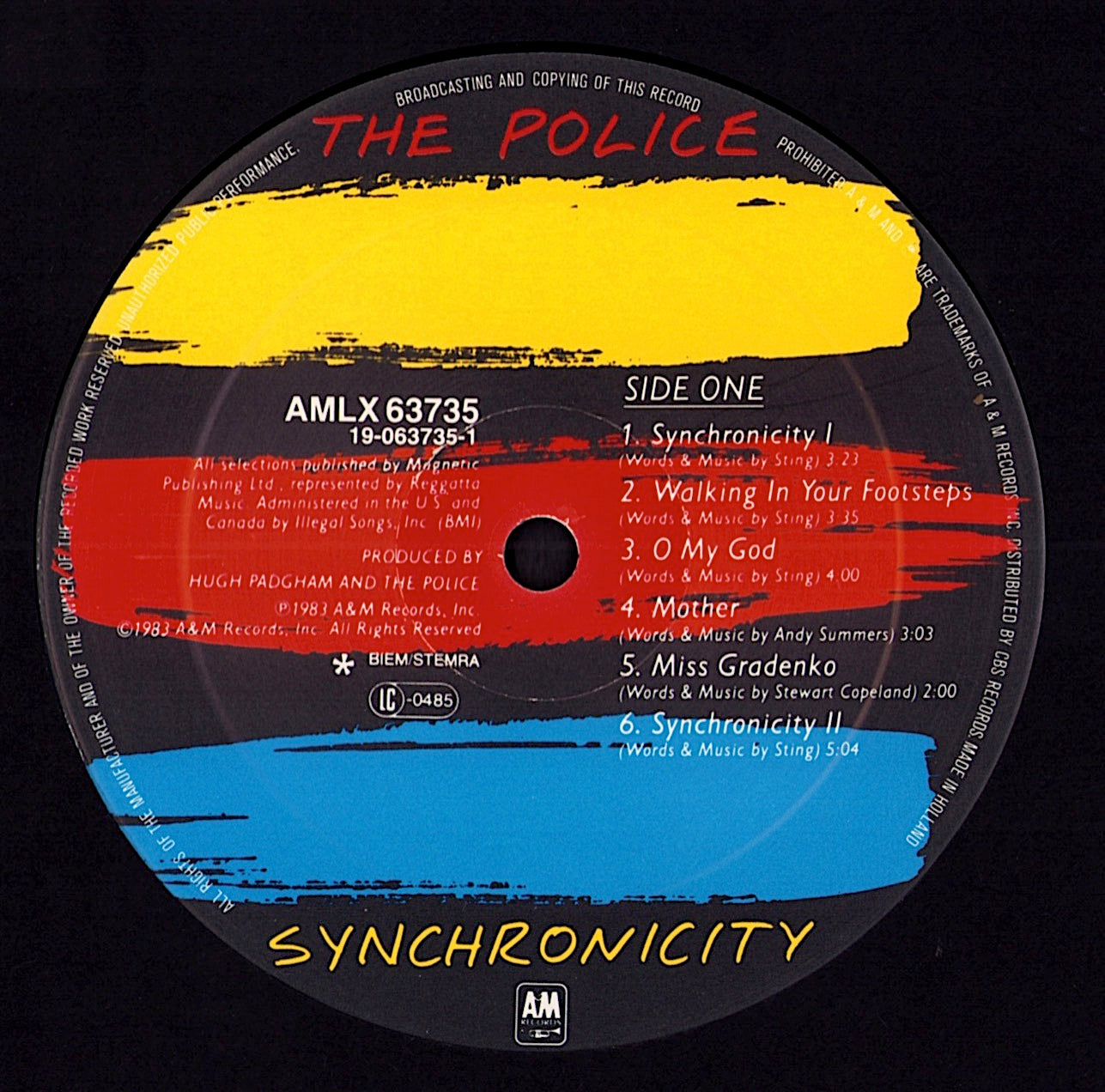The Police - Synchronicity Vinyl LP | EU Original | 1983