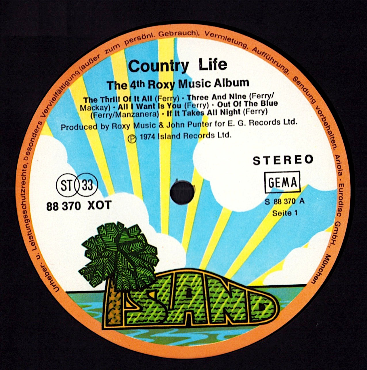 Roxy Music - Country Life (Vinyl LP | DE Original | 1974)