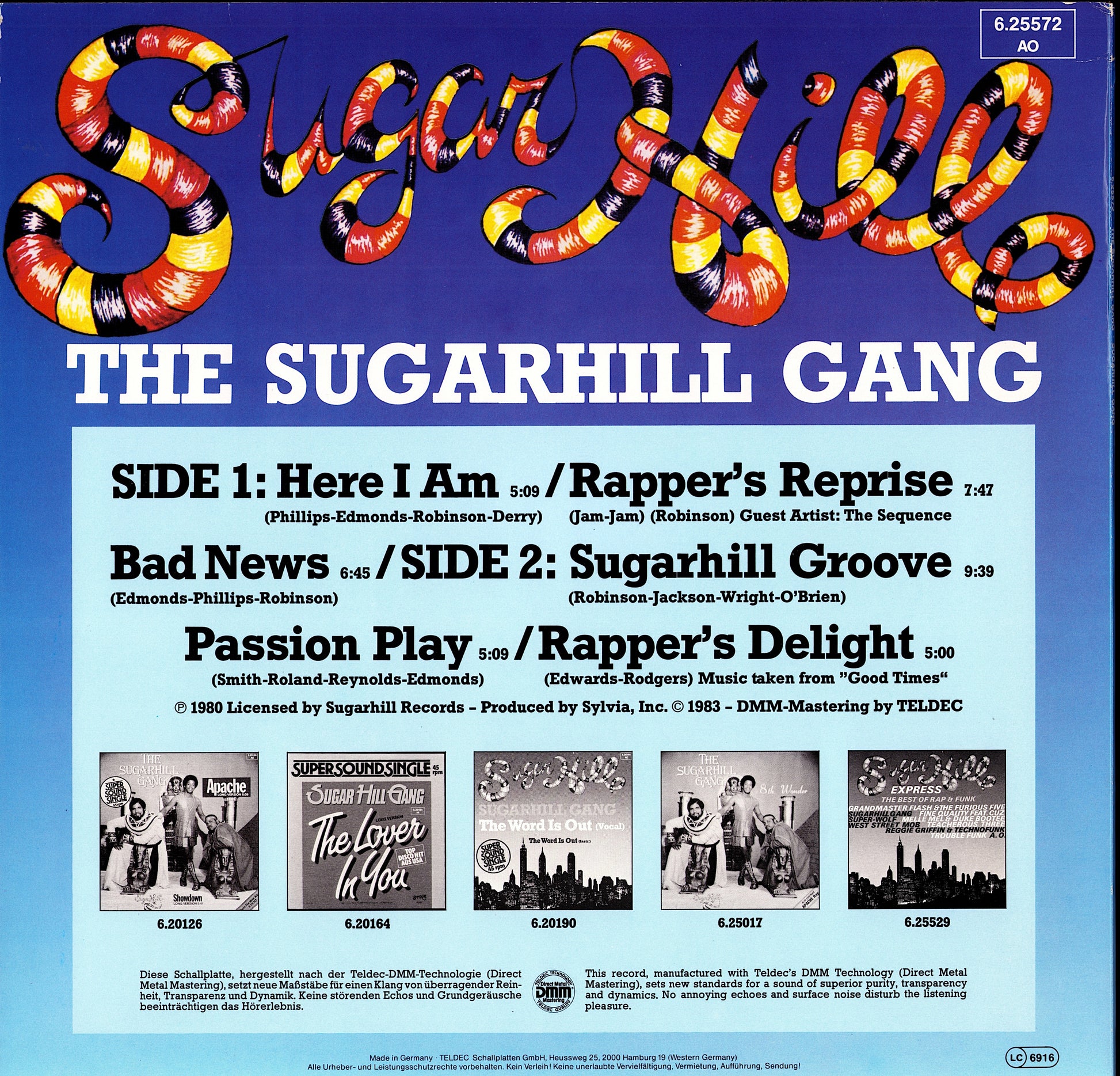 The Sugarhill Gang - Sugarhill Gang Vinyl LP