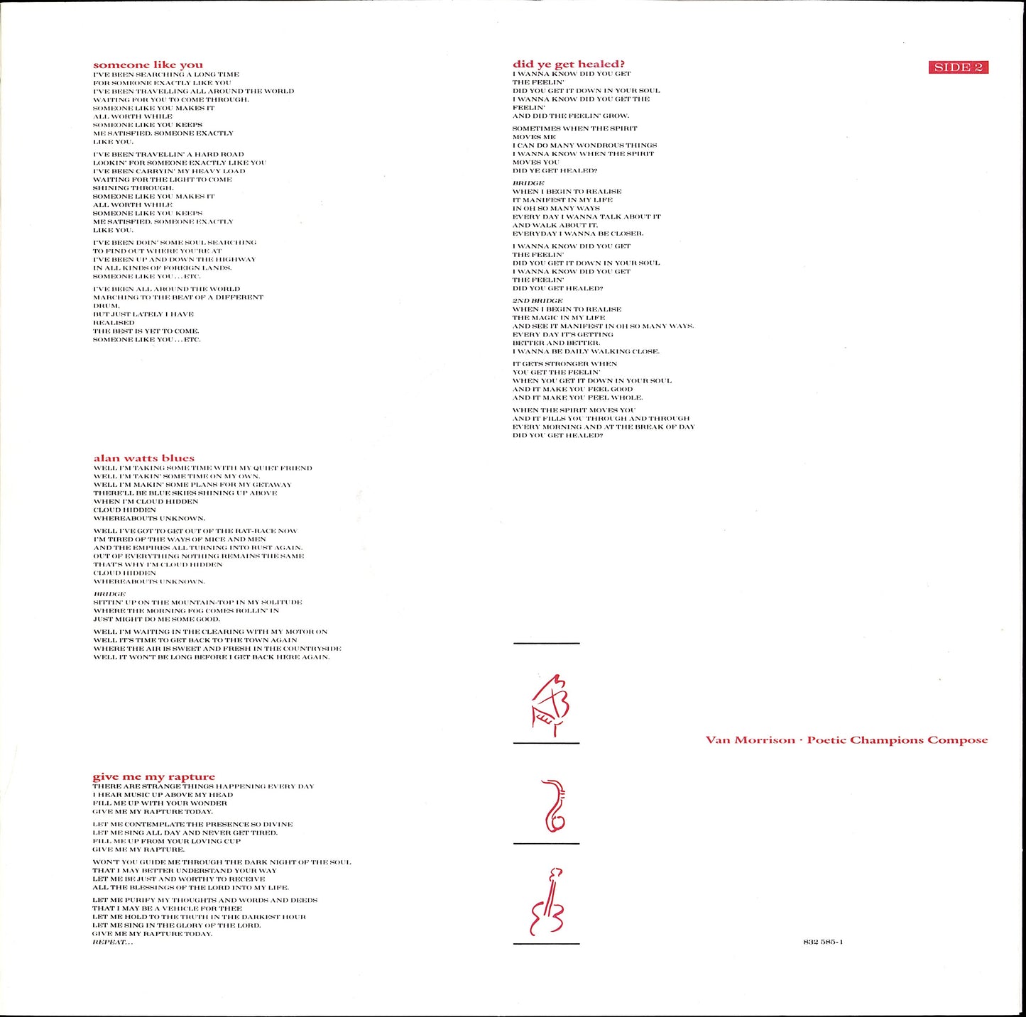 Van Morrison – Poetic Champions Compose Vinyl LP