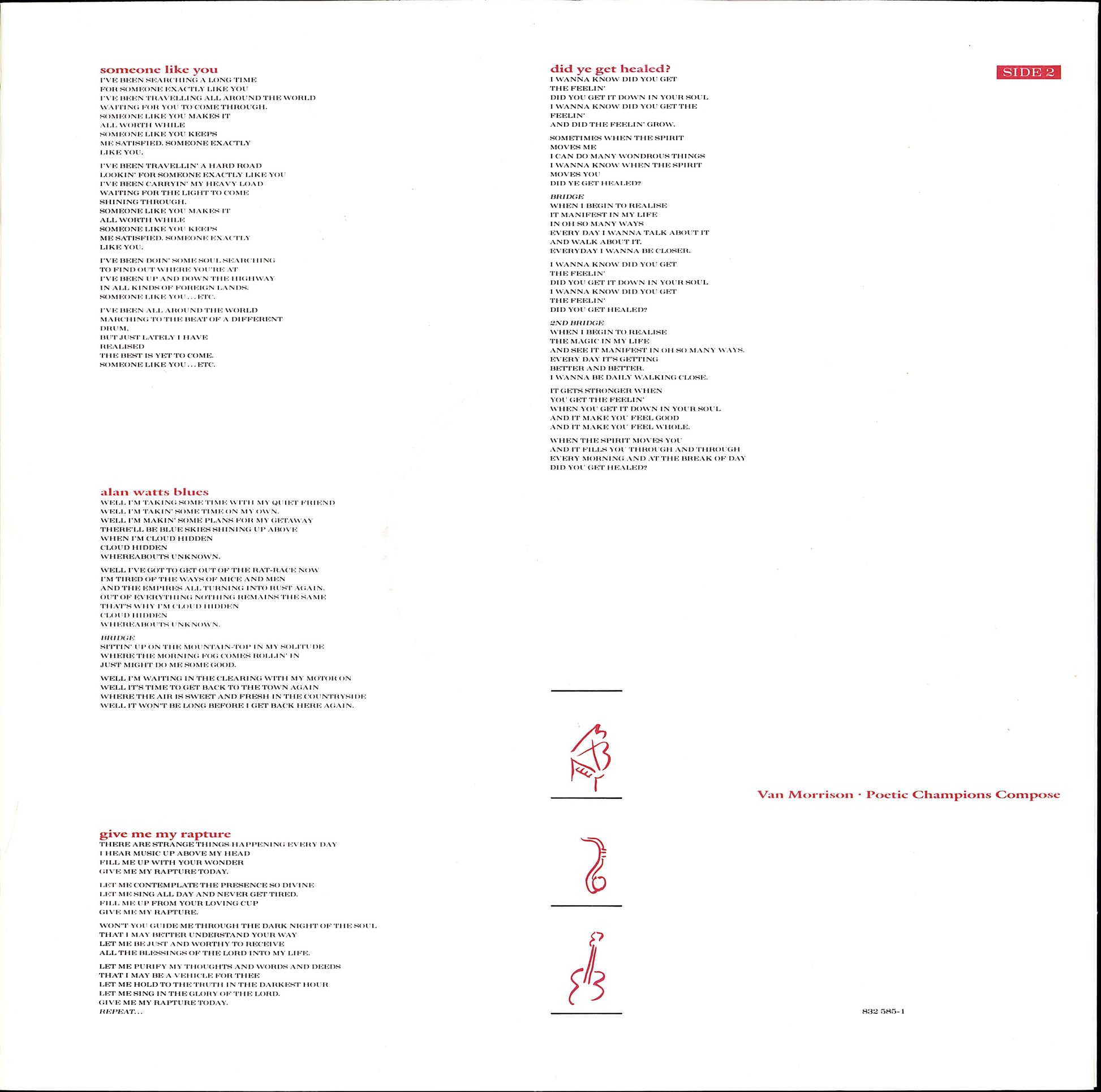 Van Morrison – Poetic Champions Compose Vinyl LP