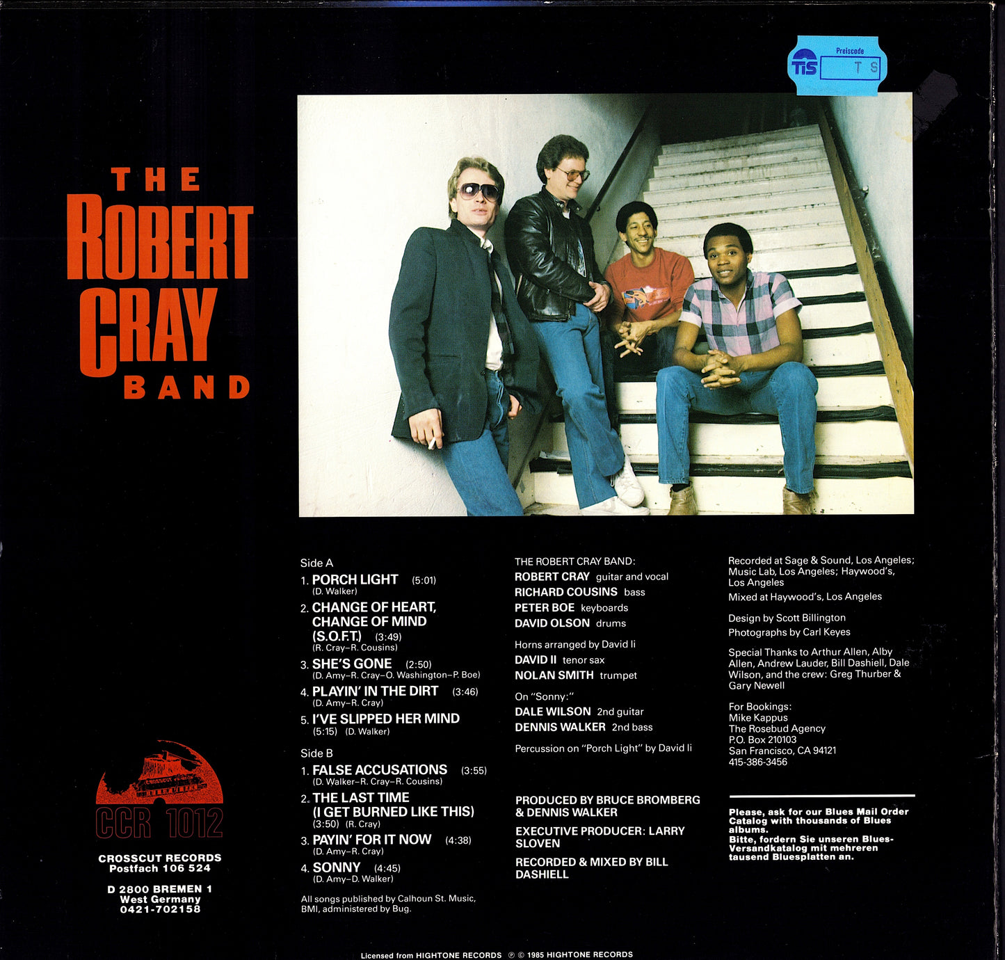 The Robert Cray Band – False Accusations Vinyl LP