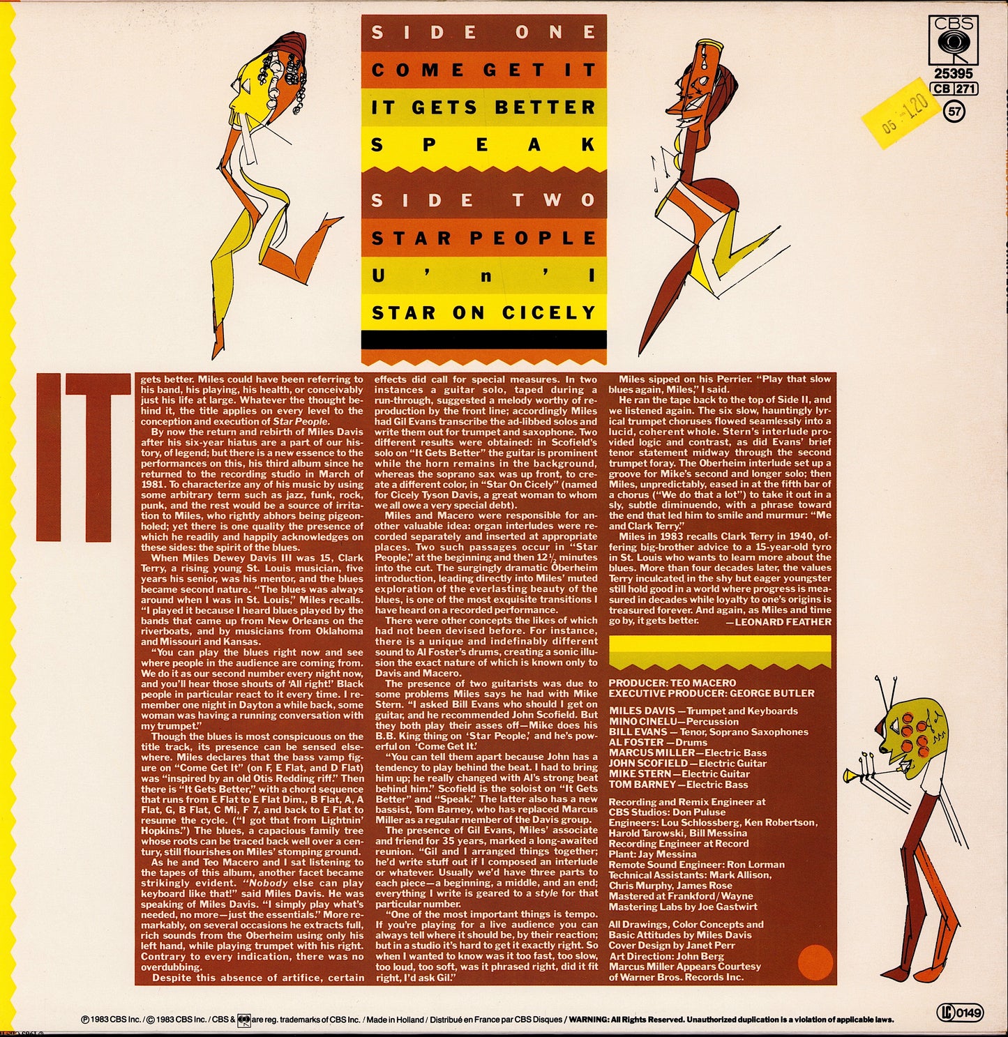 Miles Davis - Star People Vinyl LP