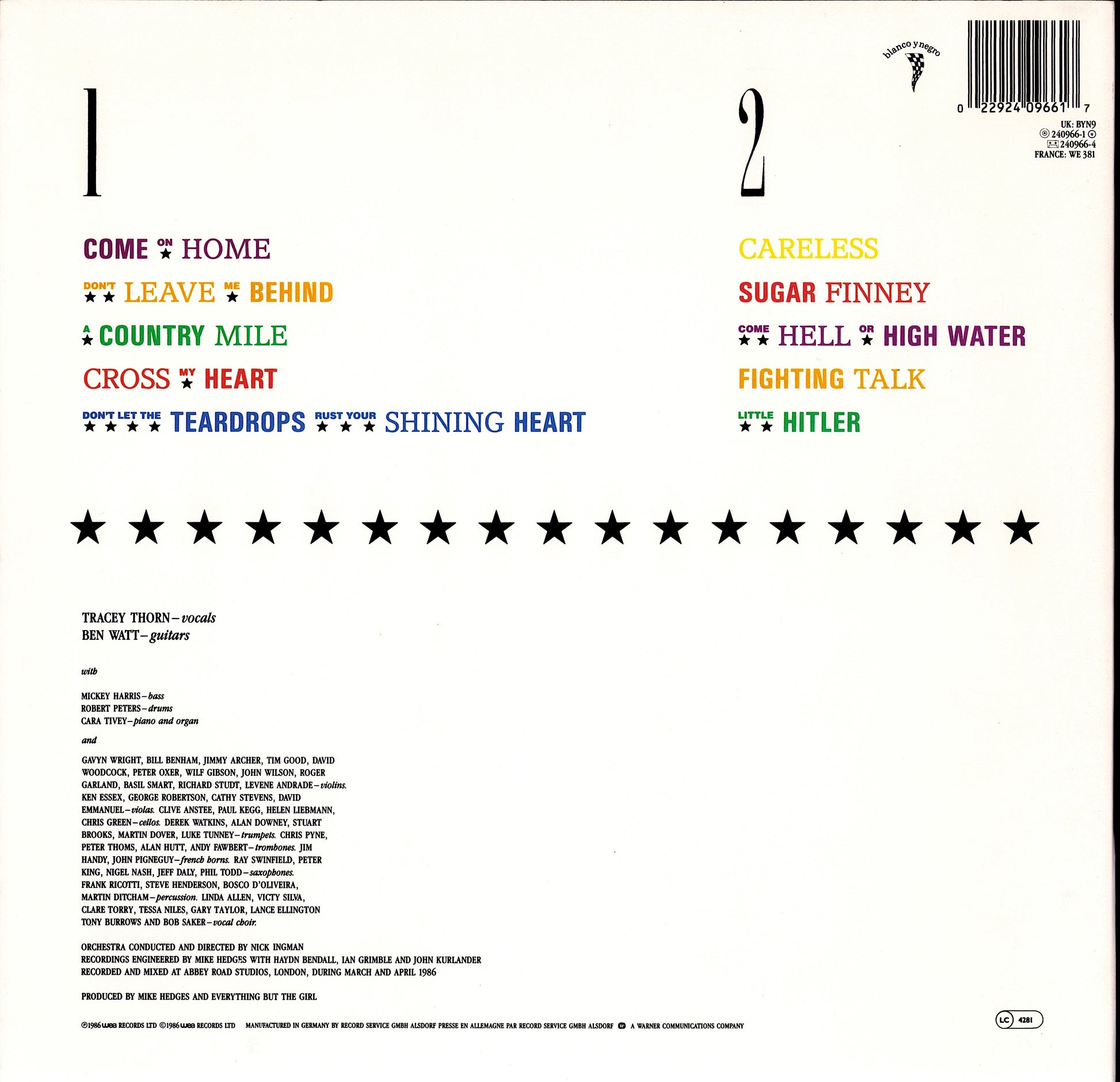 Everything But The Girl – Eden Vinyl LP Kopie Kopie Kopie