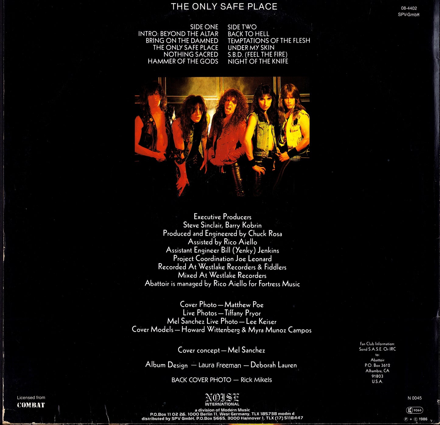 Abattoir – The Only Safe Place Vinyl LP