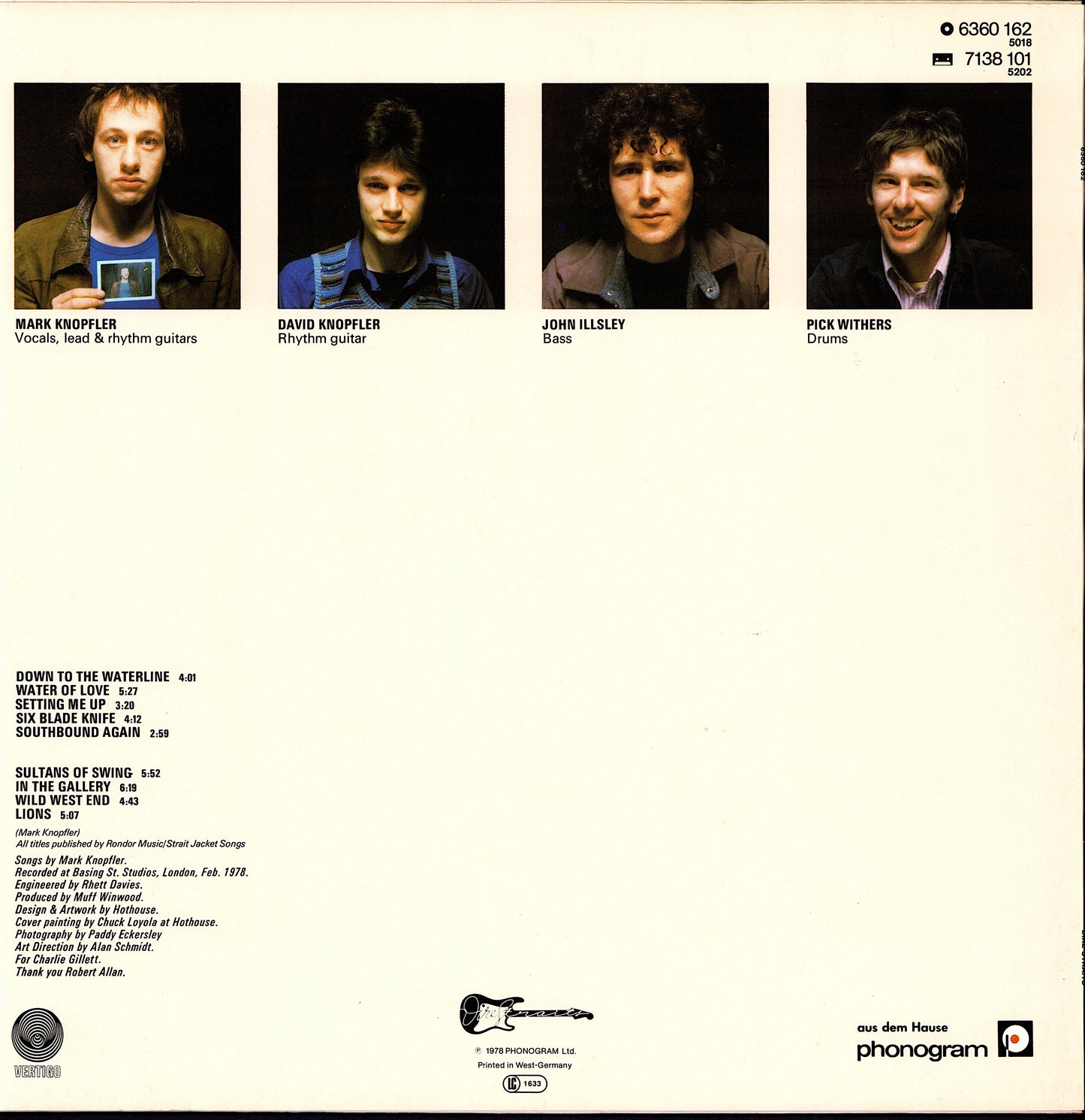 Dire Straits ‎- Dire Straits (Vinyl LP)