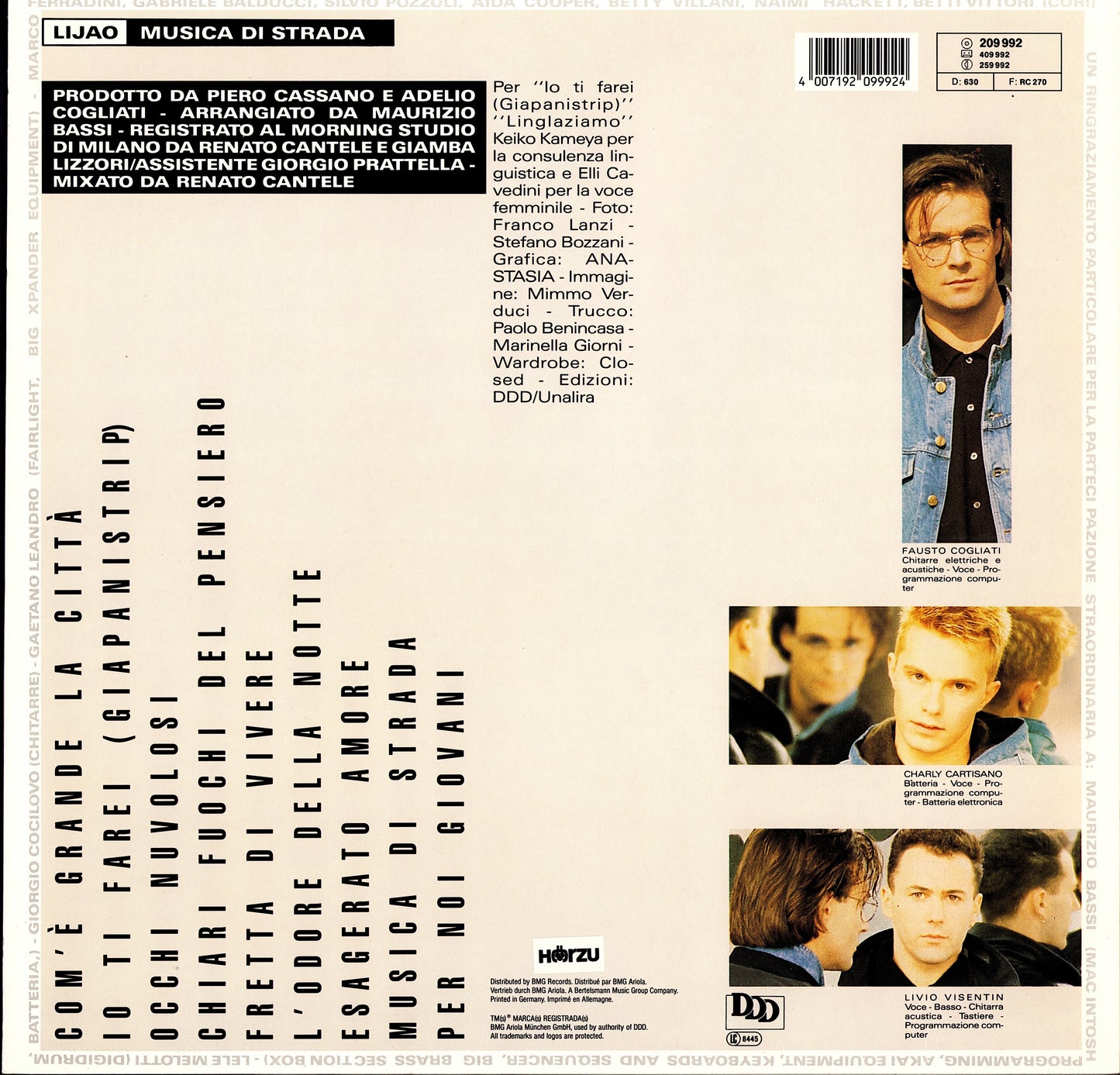 Lijao – Musica Di Strada Vinyl LP