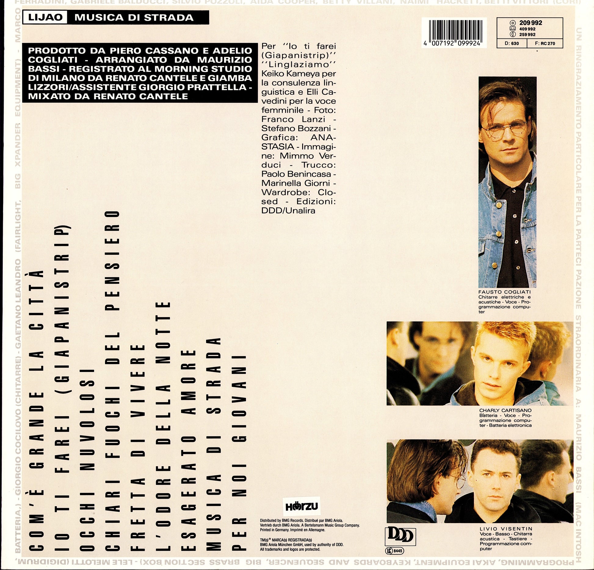 Lijao – Musica Di Strada Vinyl LP