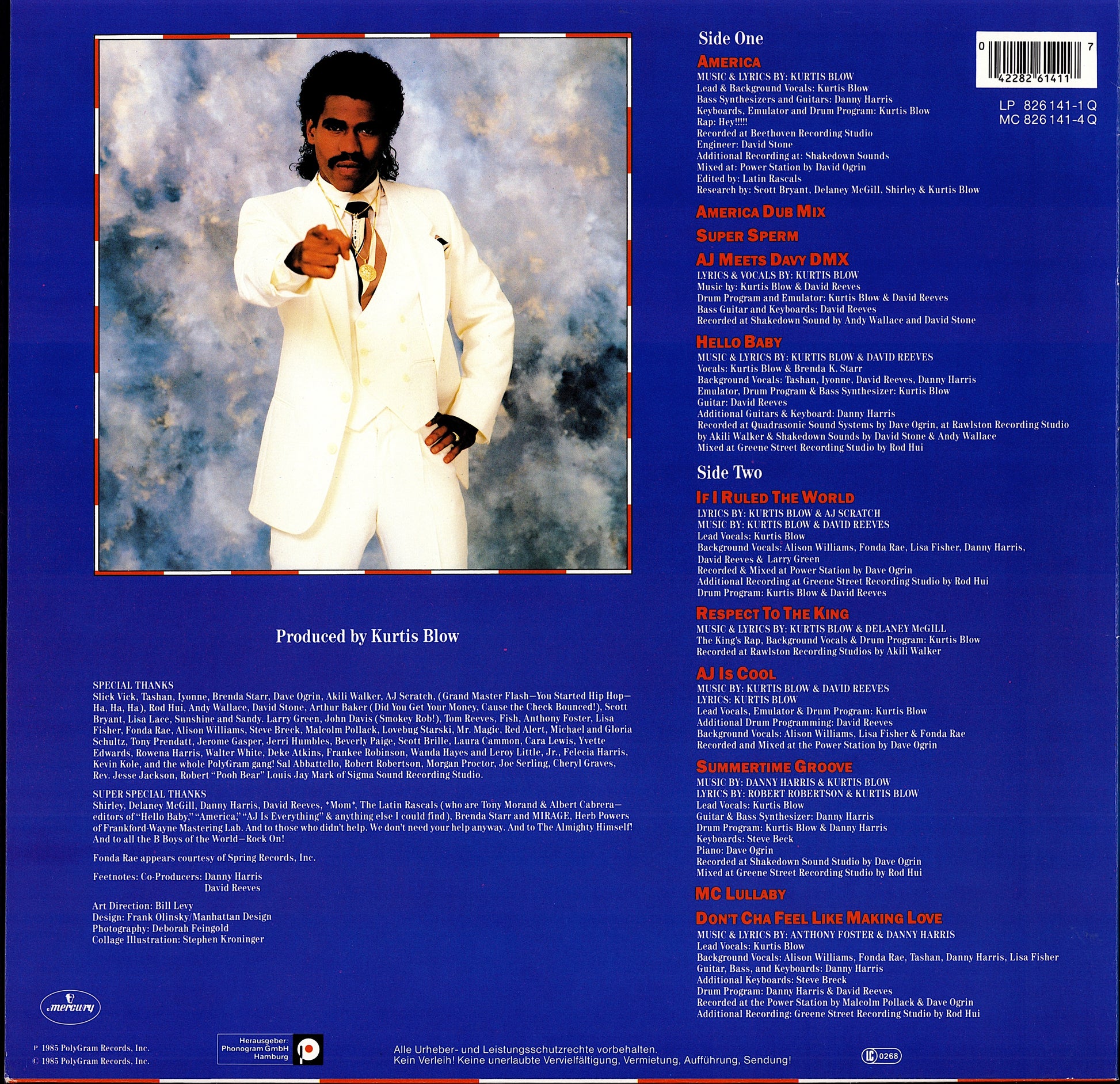Kurtis Blow - America Vinyl LP