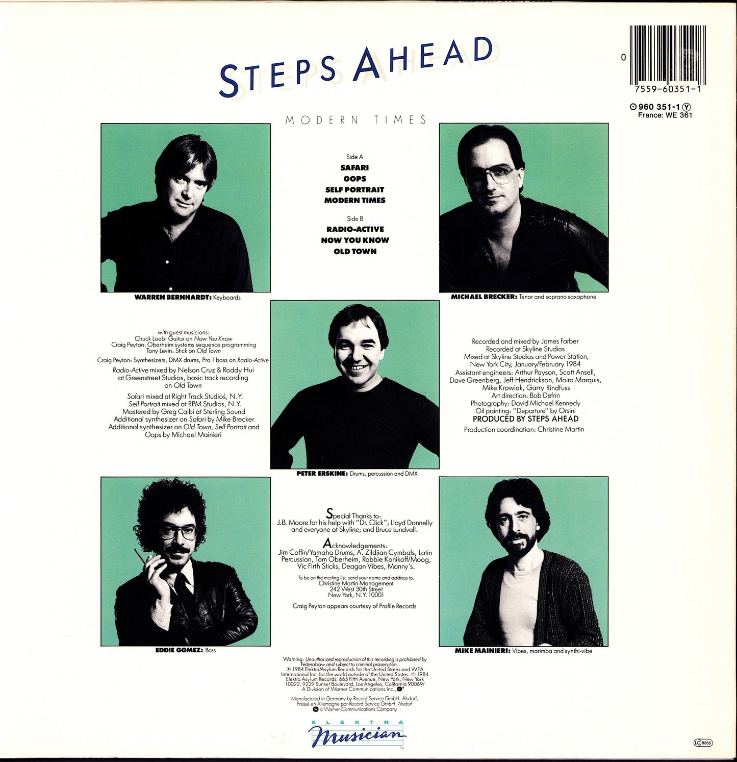 Steps Ahead – Modern Times (Vinyl LP)