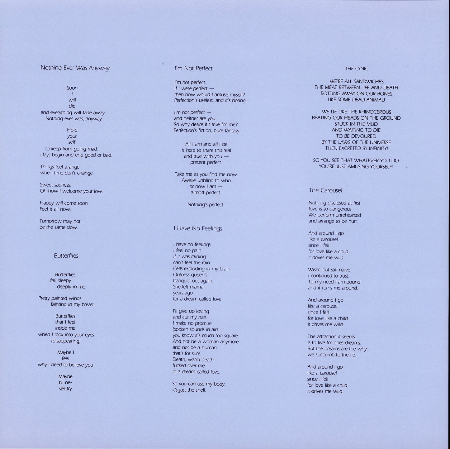 Annette Peacock - I Have No Feelings Vinyl LP