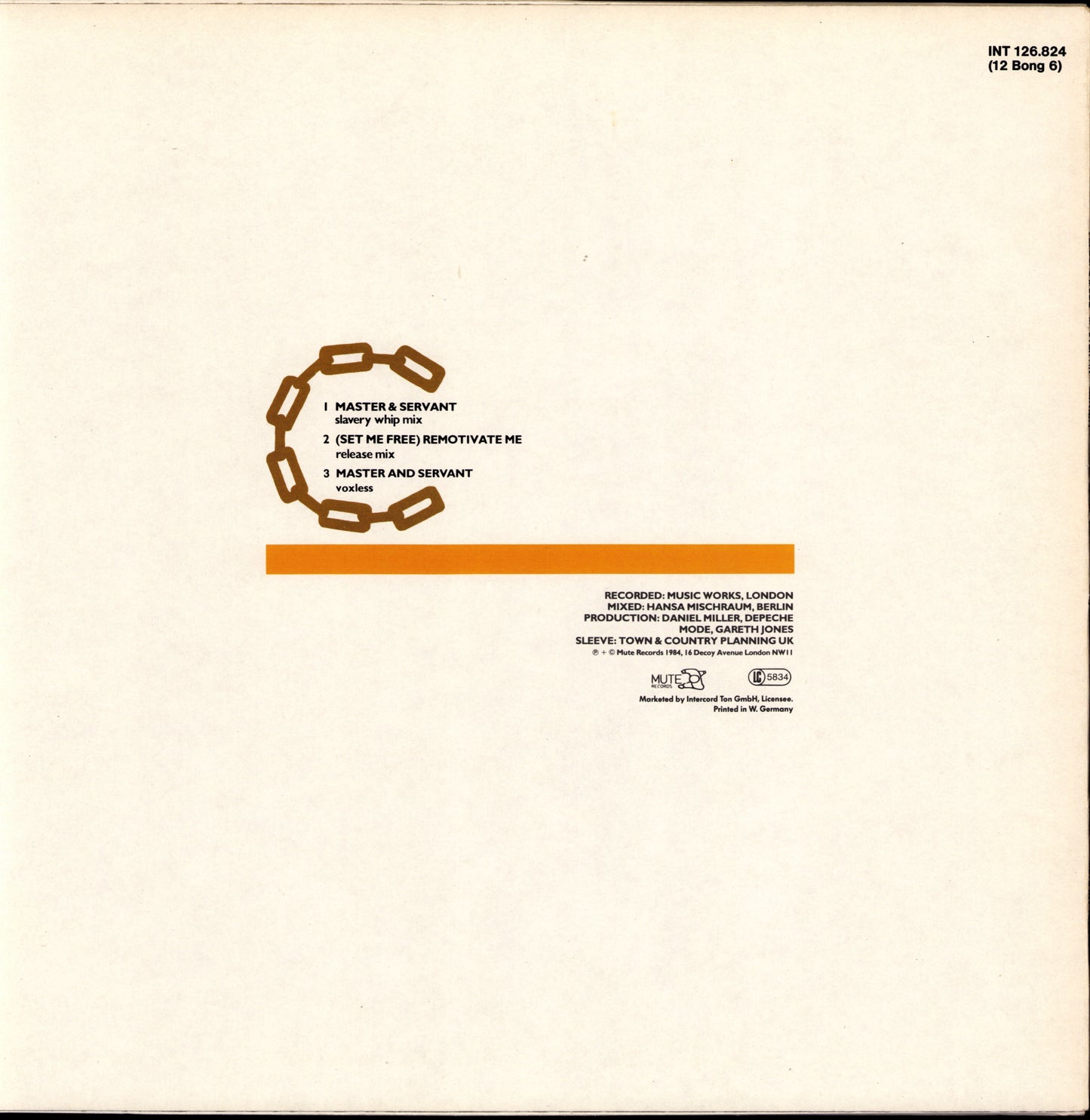 Depeche Mode - Master And Servant (Slavery Whip Mix) (12" Maxi | Grey Marbled Vinyl | DE Original | 1984)