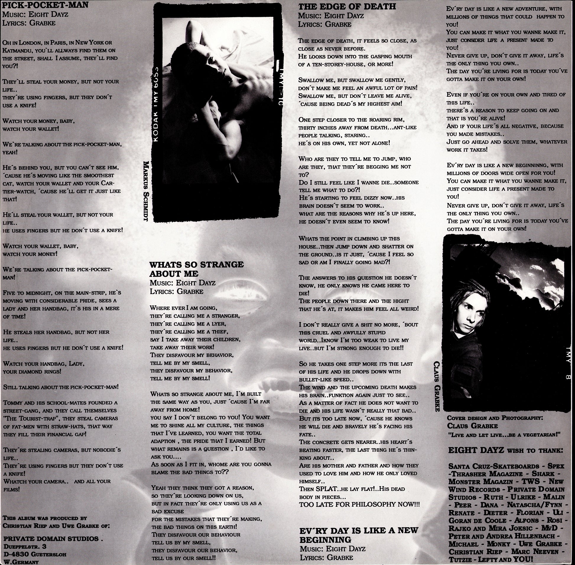 Eight Dayz – Ev’ry Day Is Like A New Beginning! White Vinyl LP