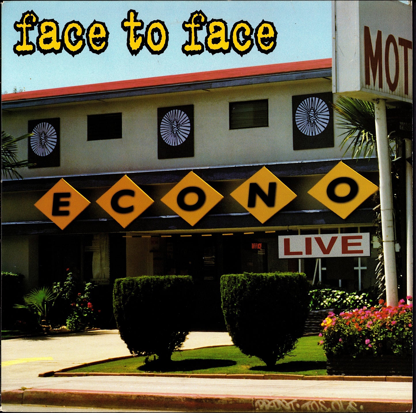 Face To Face – Econo-Live Black Vinyl 10" EP
