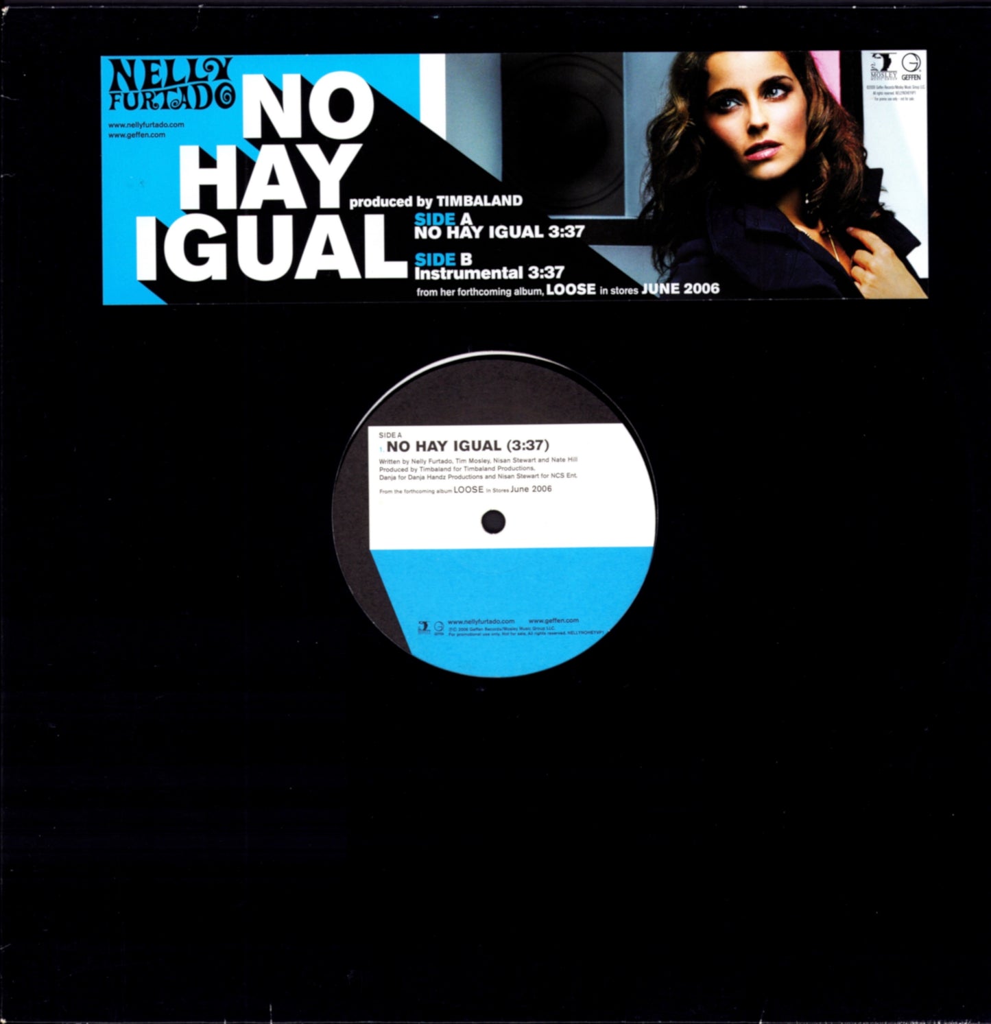 Nelly Furtado ‎- No Hay Igual Vinyl 12" Maxi-Single