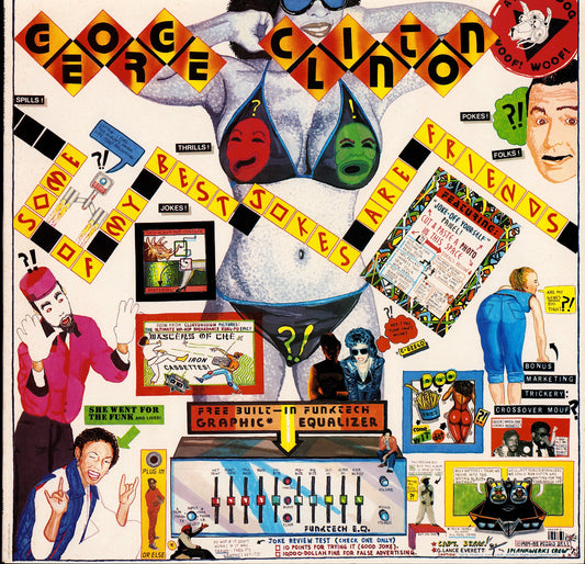 George Clinton - Some Of My Best Jokes Are Friends Vinyl LP Kopie