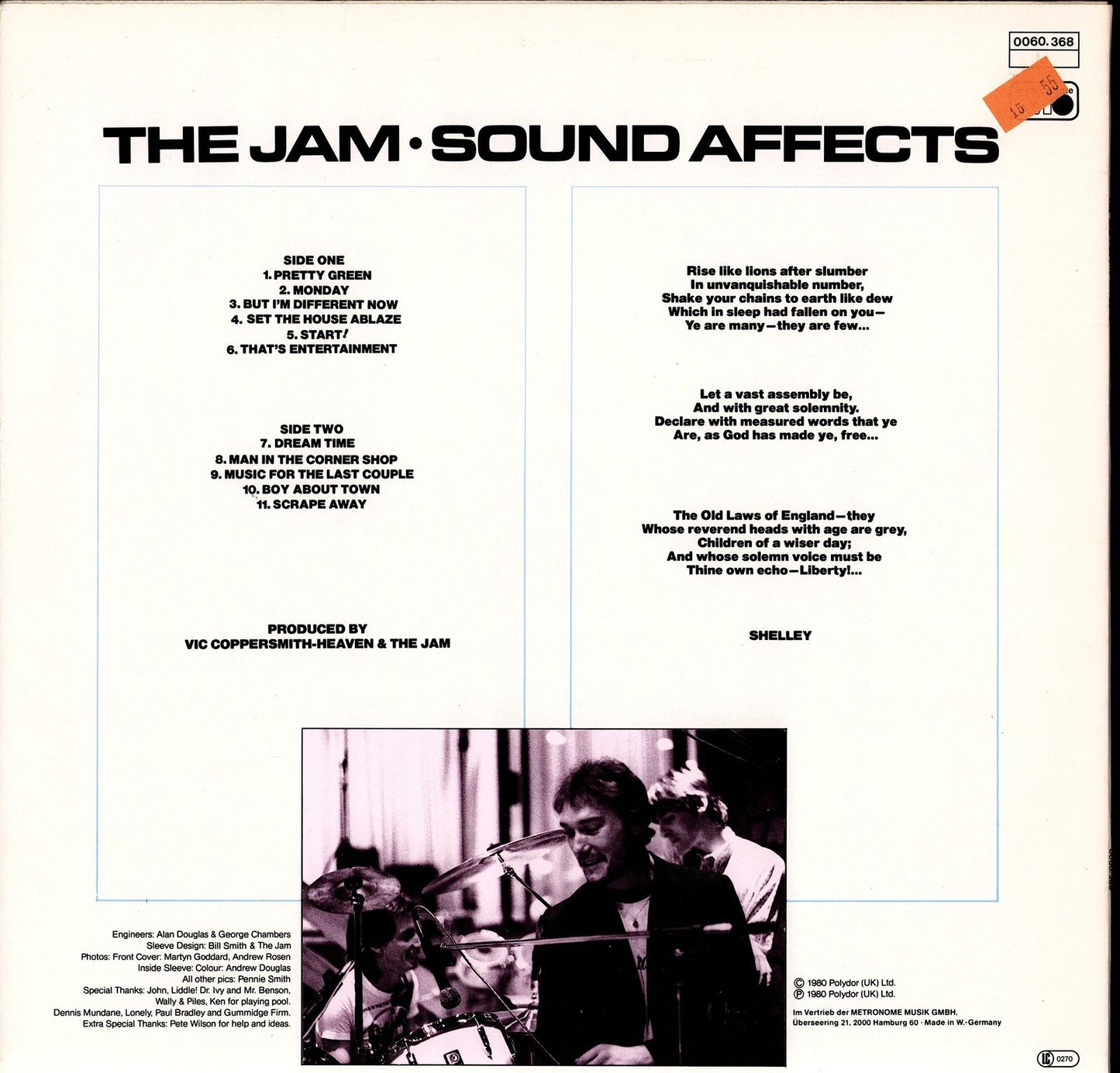The Jam - Sound Affects (Vinyl LP | DE Original | 1980)